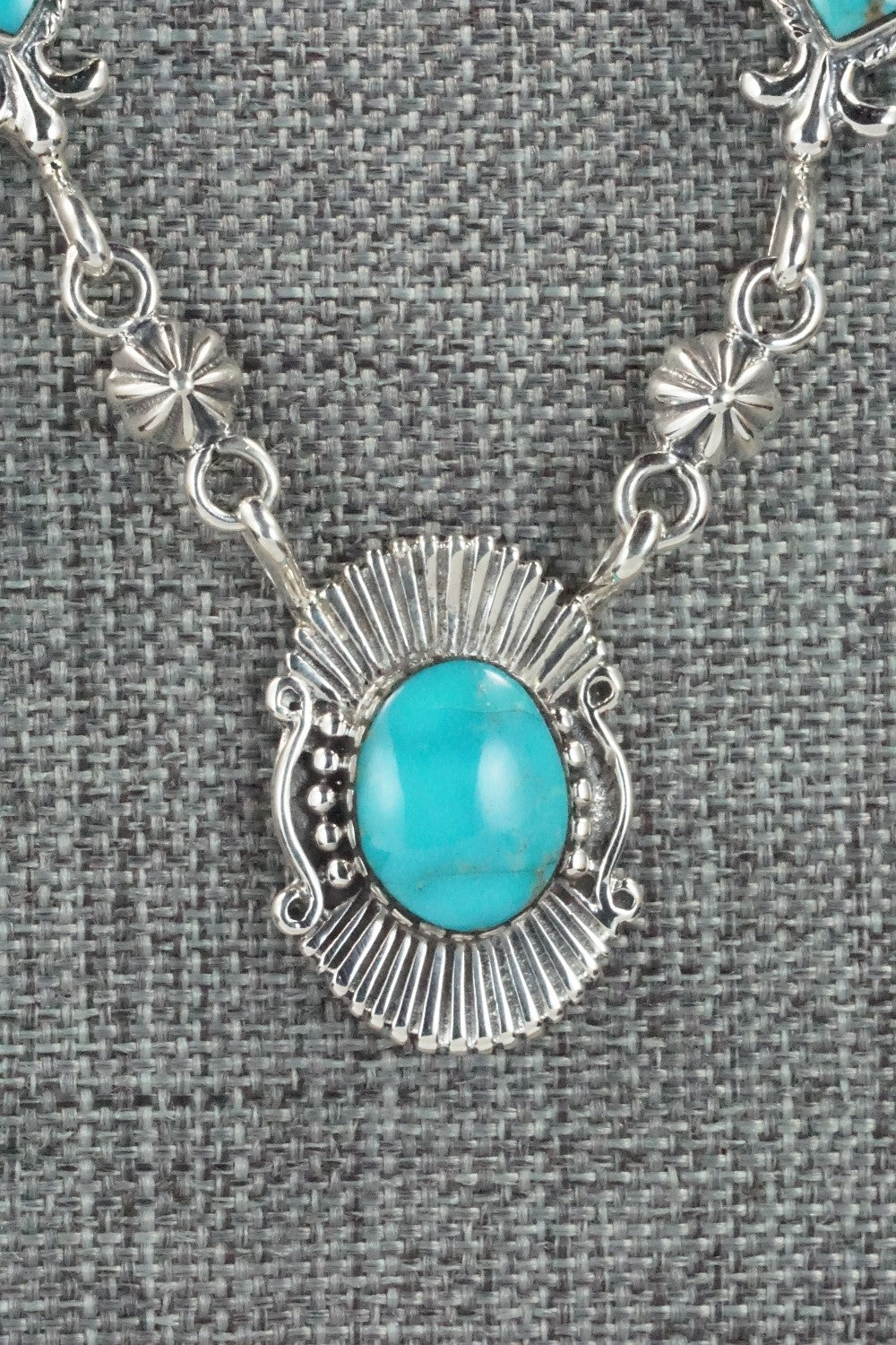 Turquoise & Sterling Silver Necklace - Bobby Platero