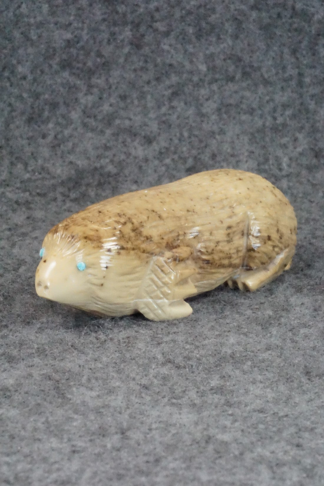 Mole Zuni Fetish Carving - Derrick Kaamasee