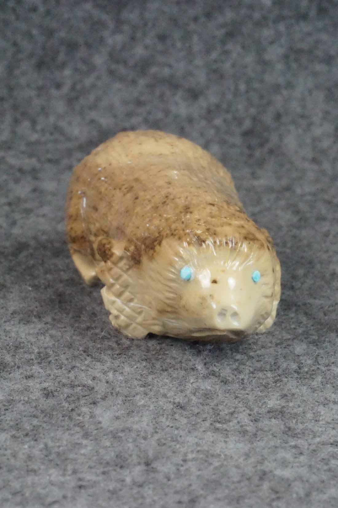 Mole Zuni Fetish Carving - Derrick Kaamasee