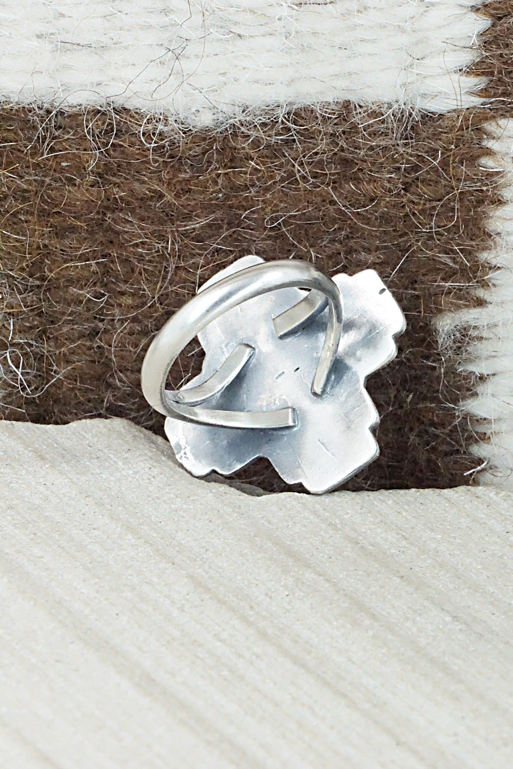 Turquoise & Sterling Silver Ring - Alice Rose Saunders - Size 7.5