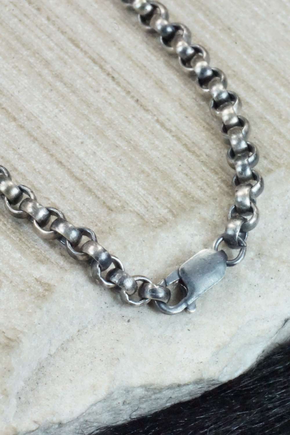 Turquoise & Sterling Silver Necklace - Raymond Delgarito