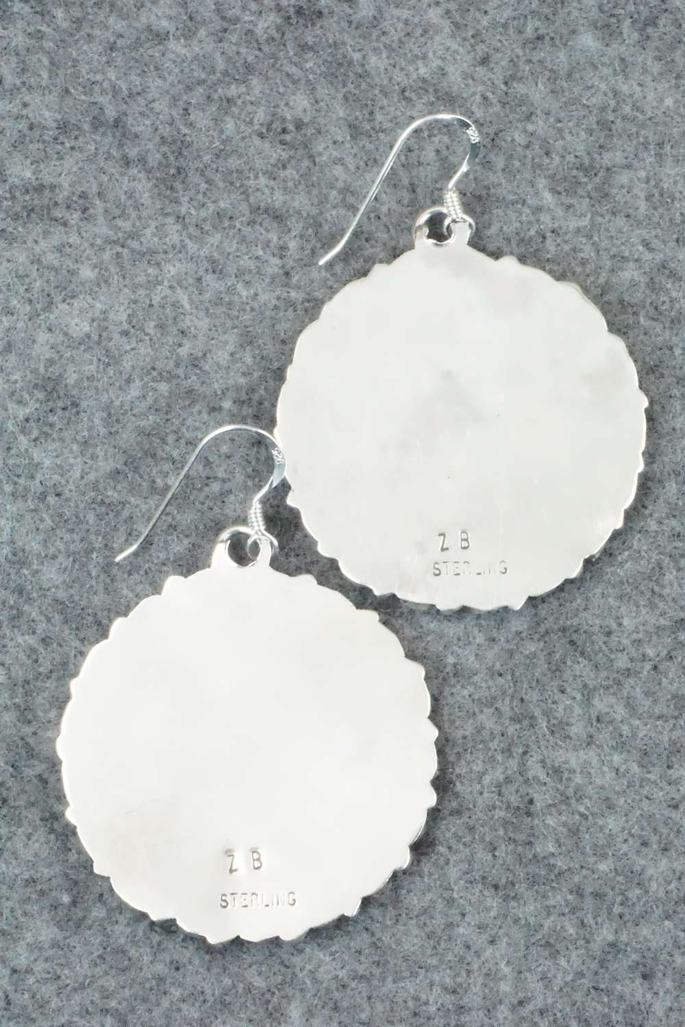 Turquoise & Sterling Silver Earrings - Zeita Begay