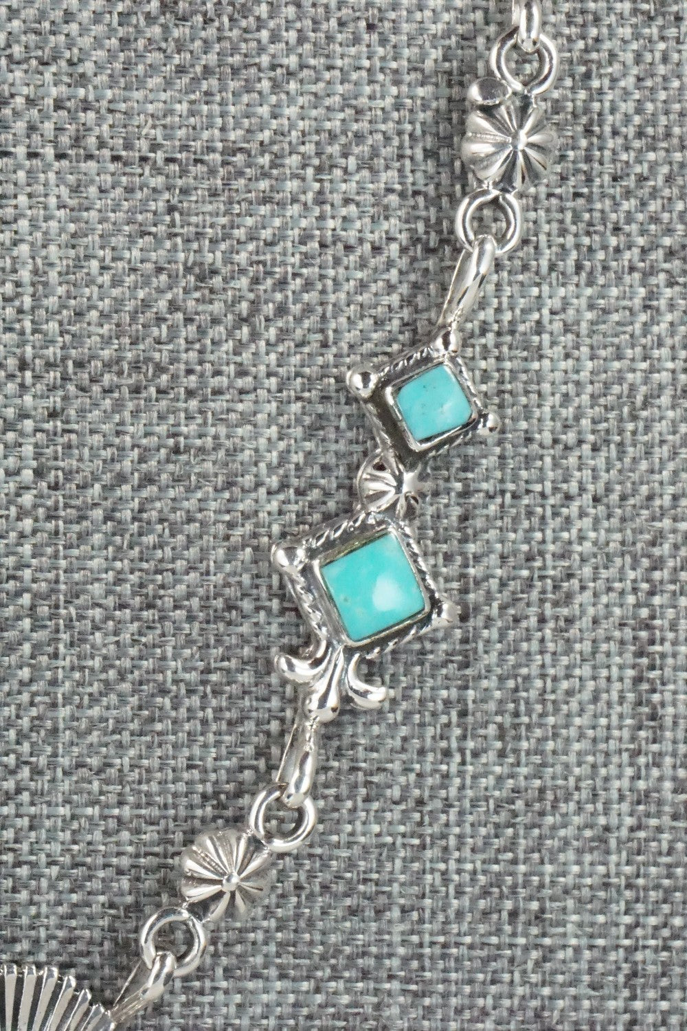 Turquoise & Sterling Silver Necklace - Bobby Platero