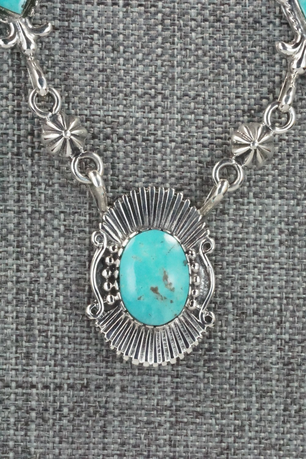 Turquoise & Sterling Silver Necklace - Bobby Platero