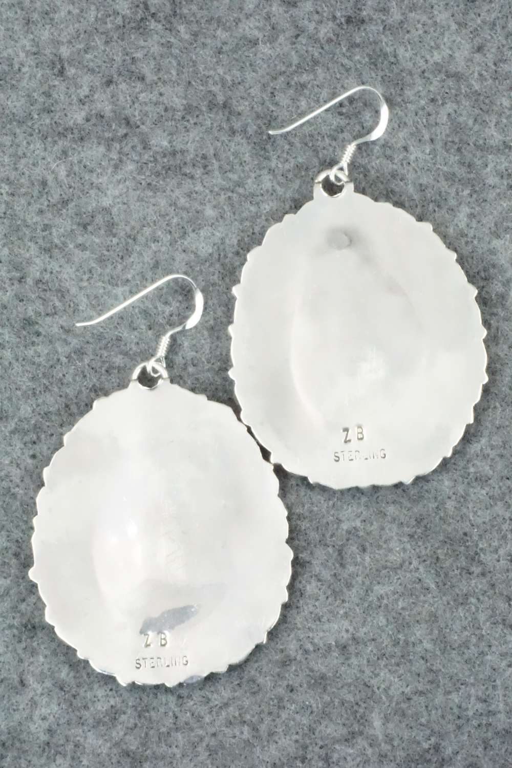Turquoise & Sterling Silver Earrings - Zeita Begay