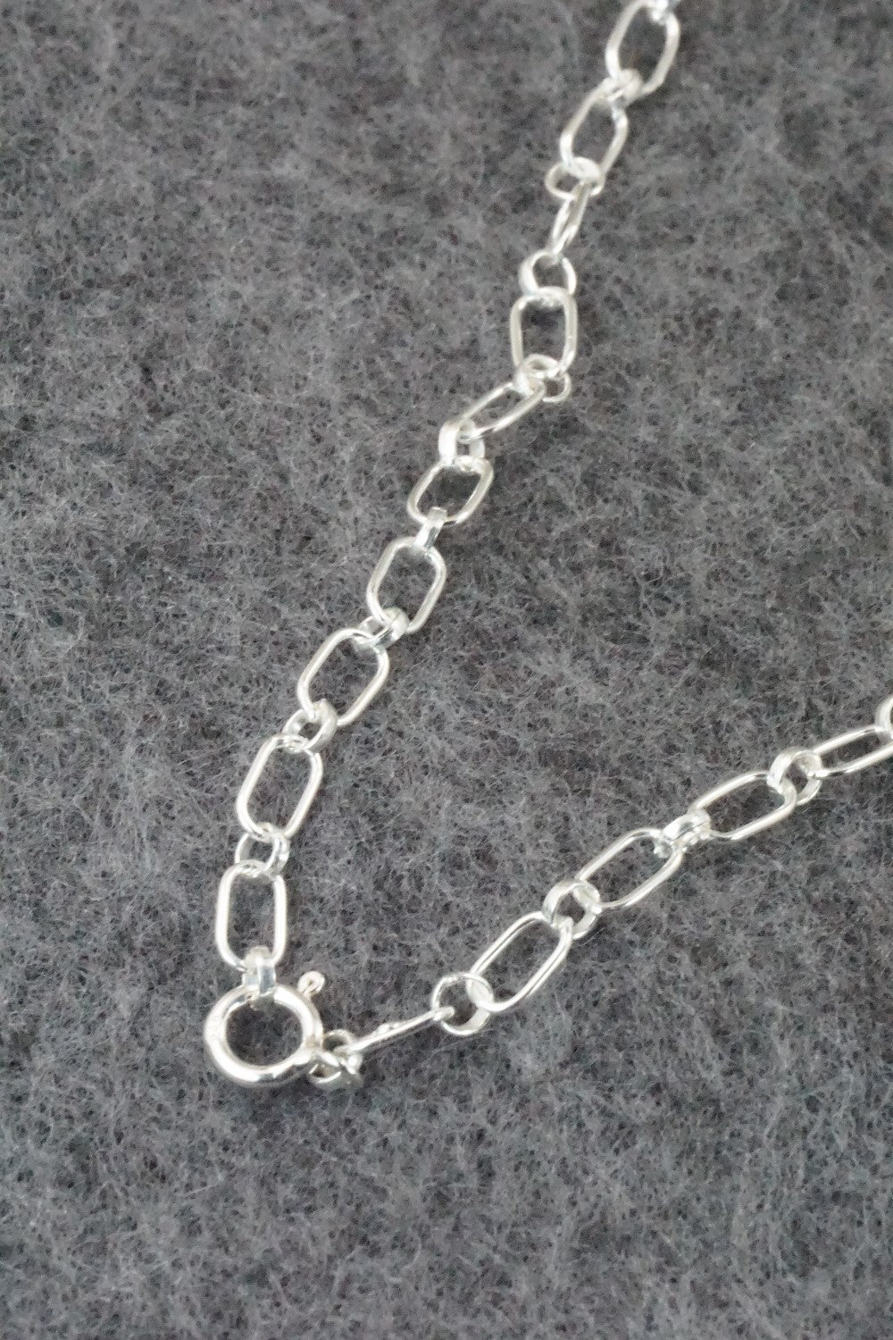 Spiny Oyster & Sterling Silver Necklace - Sadie Jim