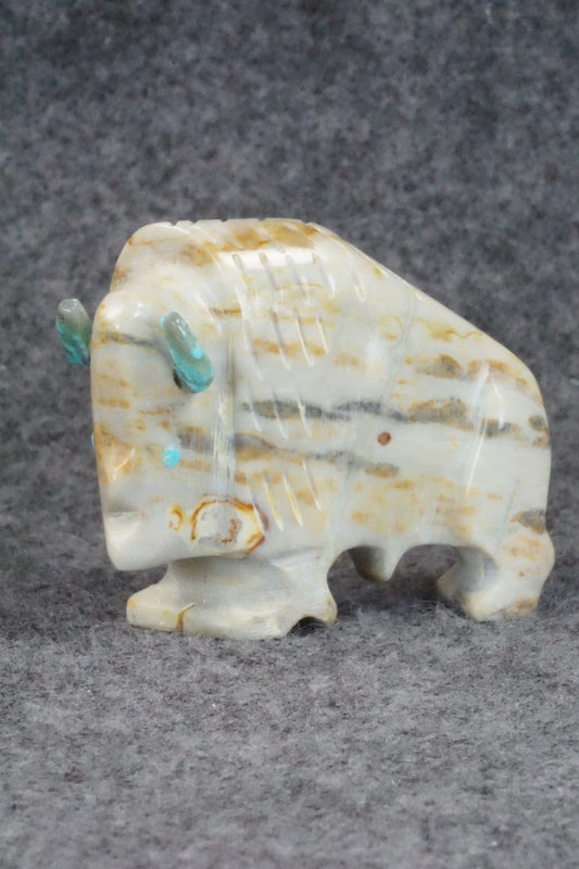 Buffalo Zuni Fetish Carving - Todd Etsate