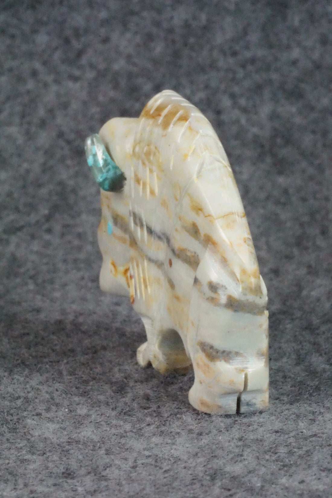 Buffalo Zuni Fetish Carving - Todd Etsate