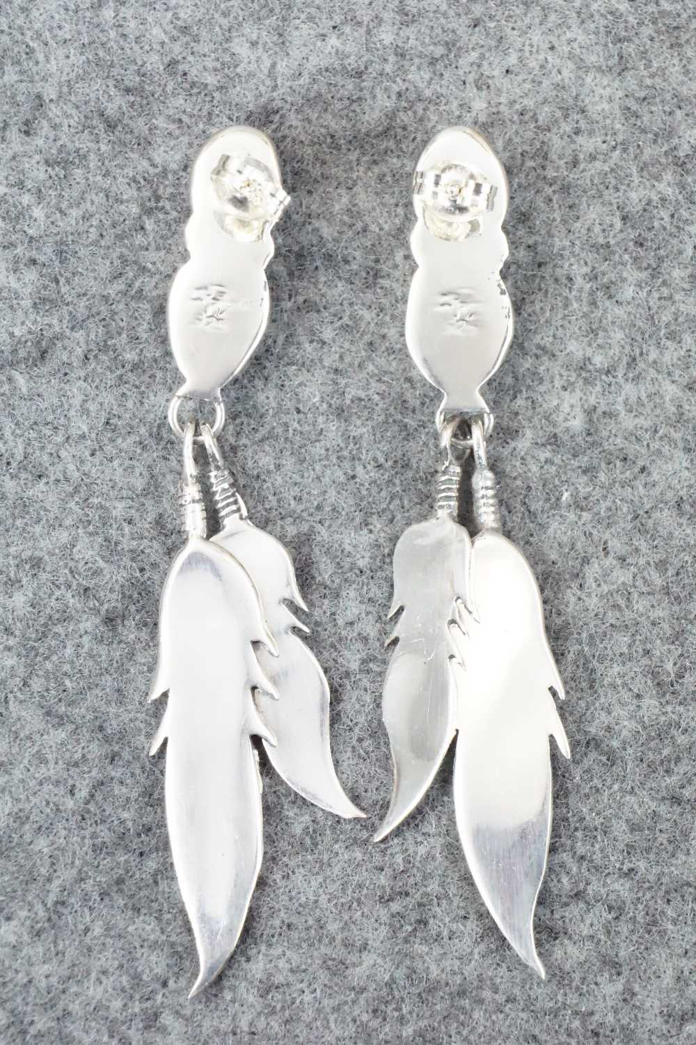 Turquoise & Sterling Silver Earrings - Annie Spencer