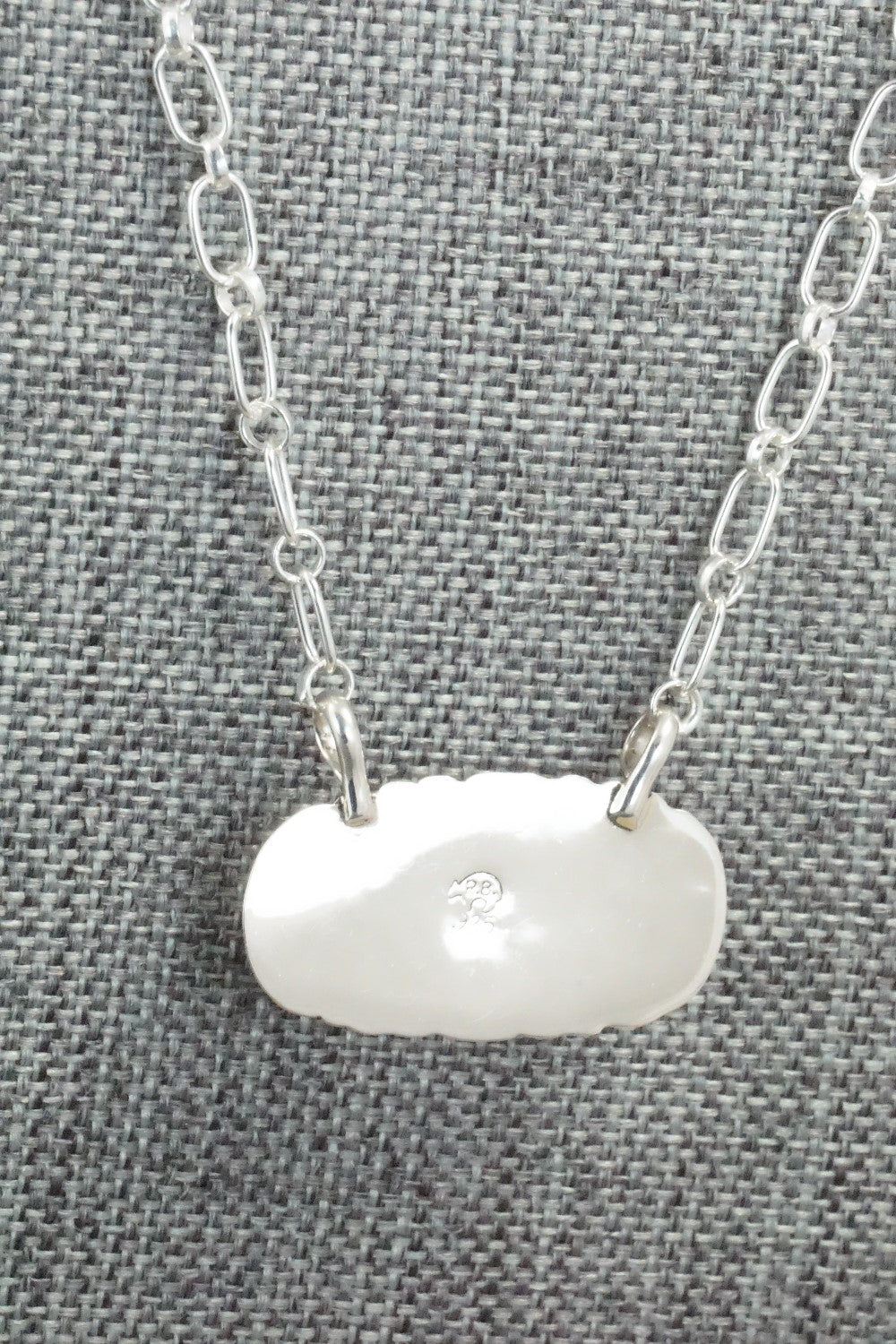 Spiny Oyster & Sterling Silver Necklace - Sadie Jim