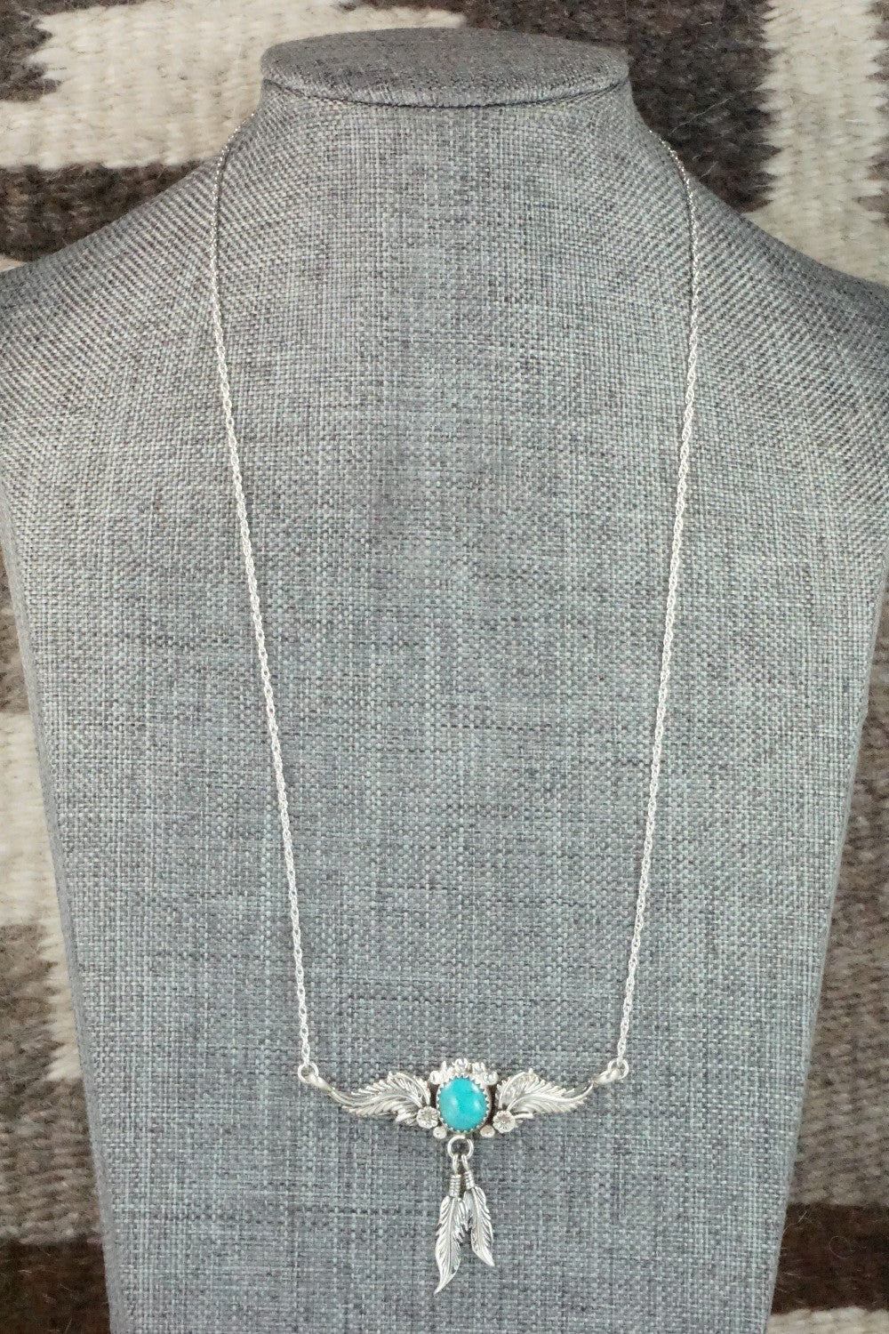 Turquoise & Sterling Silver Necklace - Annie Spencer