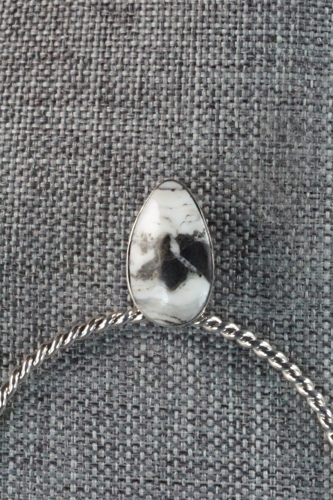 White Buffalo and Sterling Silver Earrings - Sadie Jim