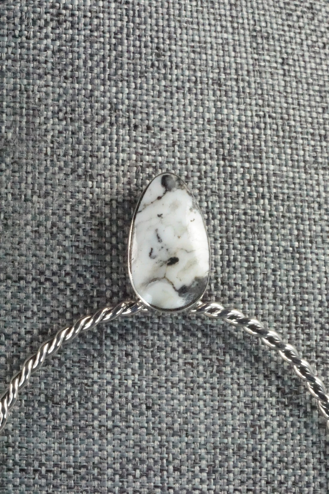 White Buffalo and Sterling Silver Earrings - Sadie Jim
