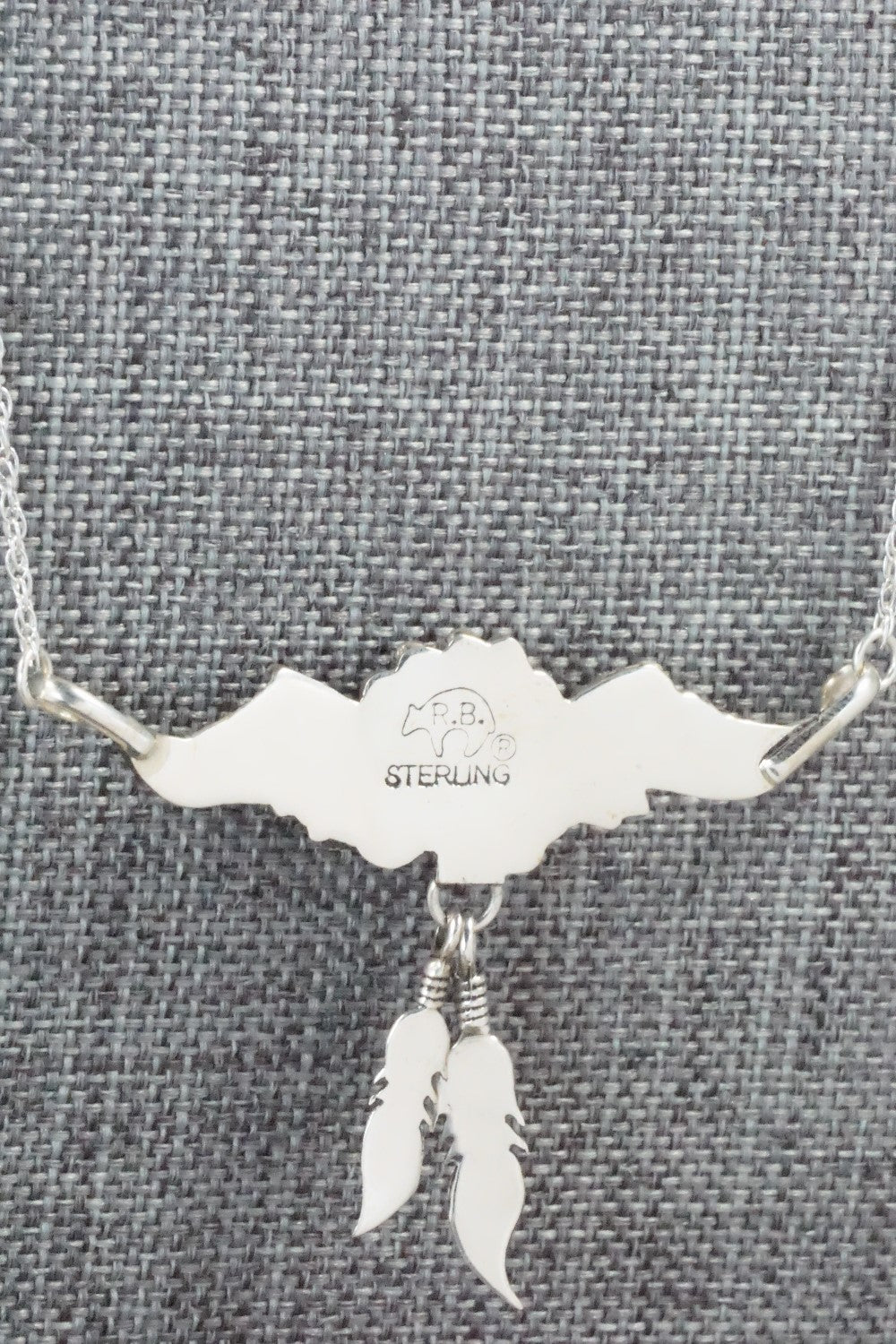 Turquoise & Sterling Silver Necklace - Annie Spencer