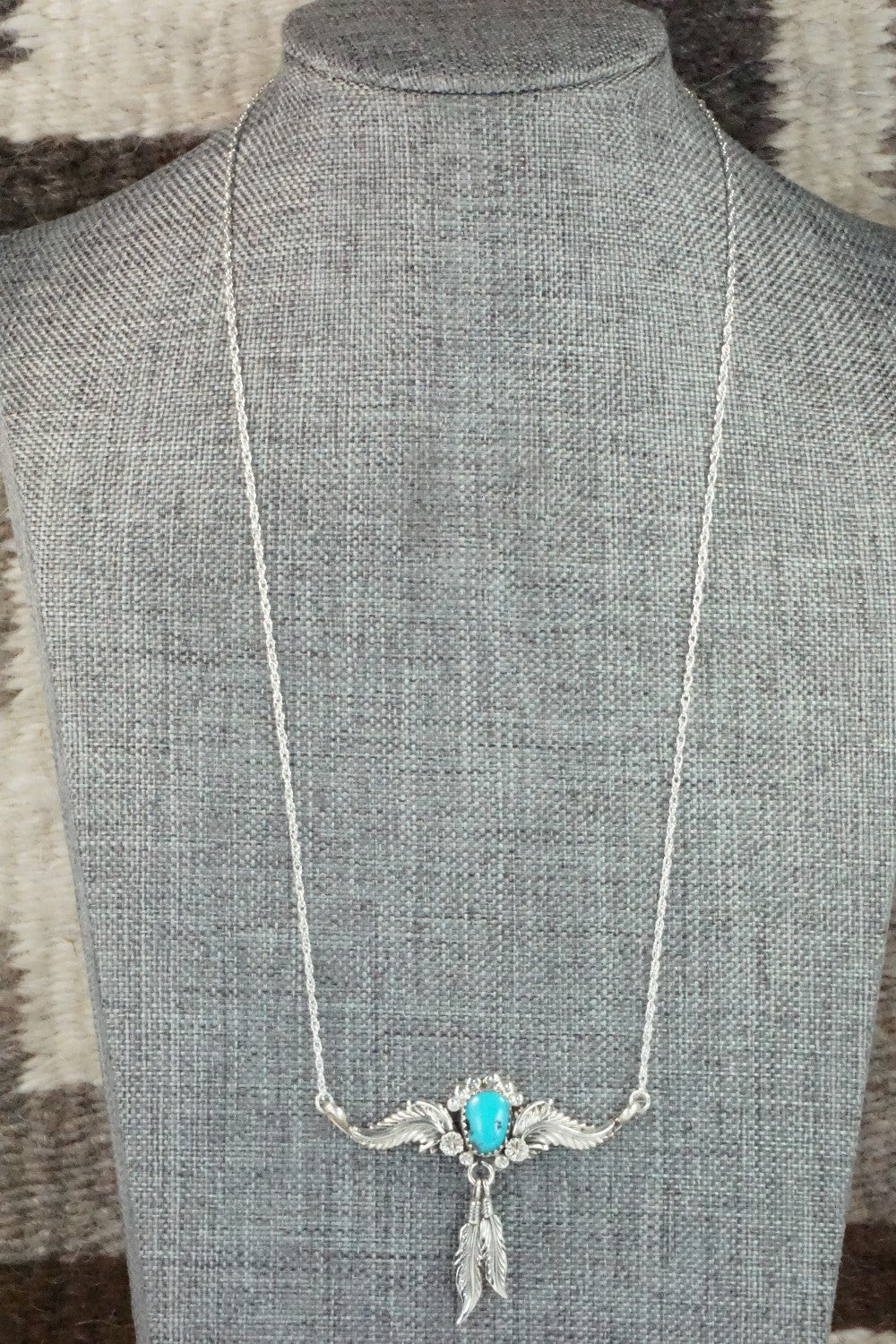 Turquoise & Sterling Silver Necklace - Annie Spencer