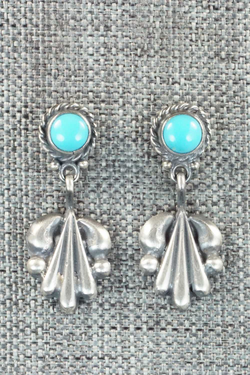 Turquoise & Sterling Silver Earrings - Annie Spencer