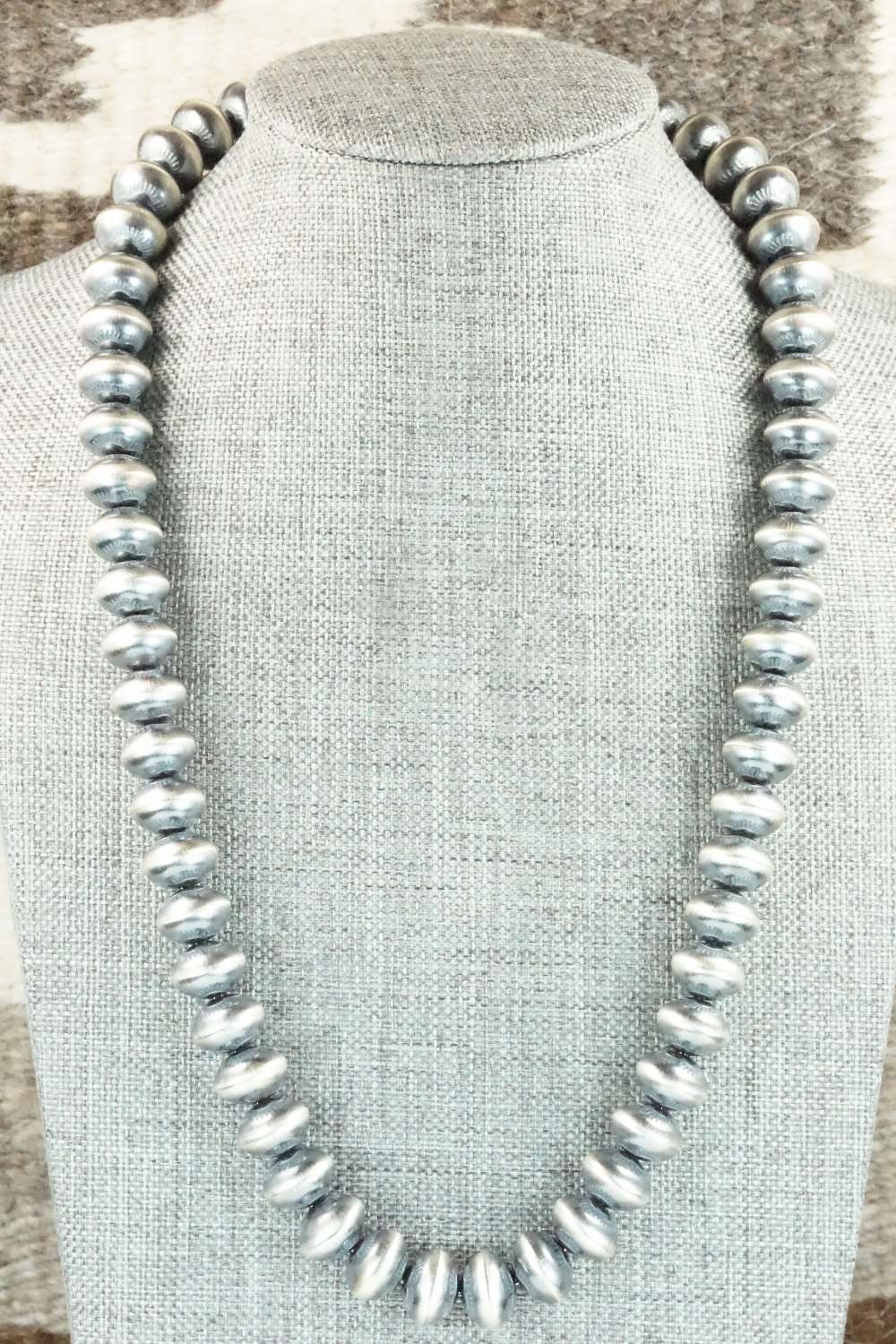 Sterling Silver Navajo Pearl Necklace - Michelle Jameson