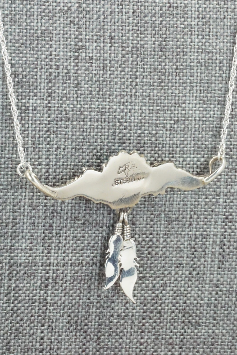 Turquoise & Sterling Silver Necklace - Annie Spencer