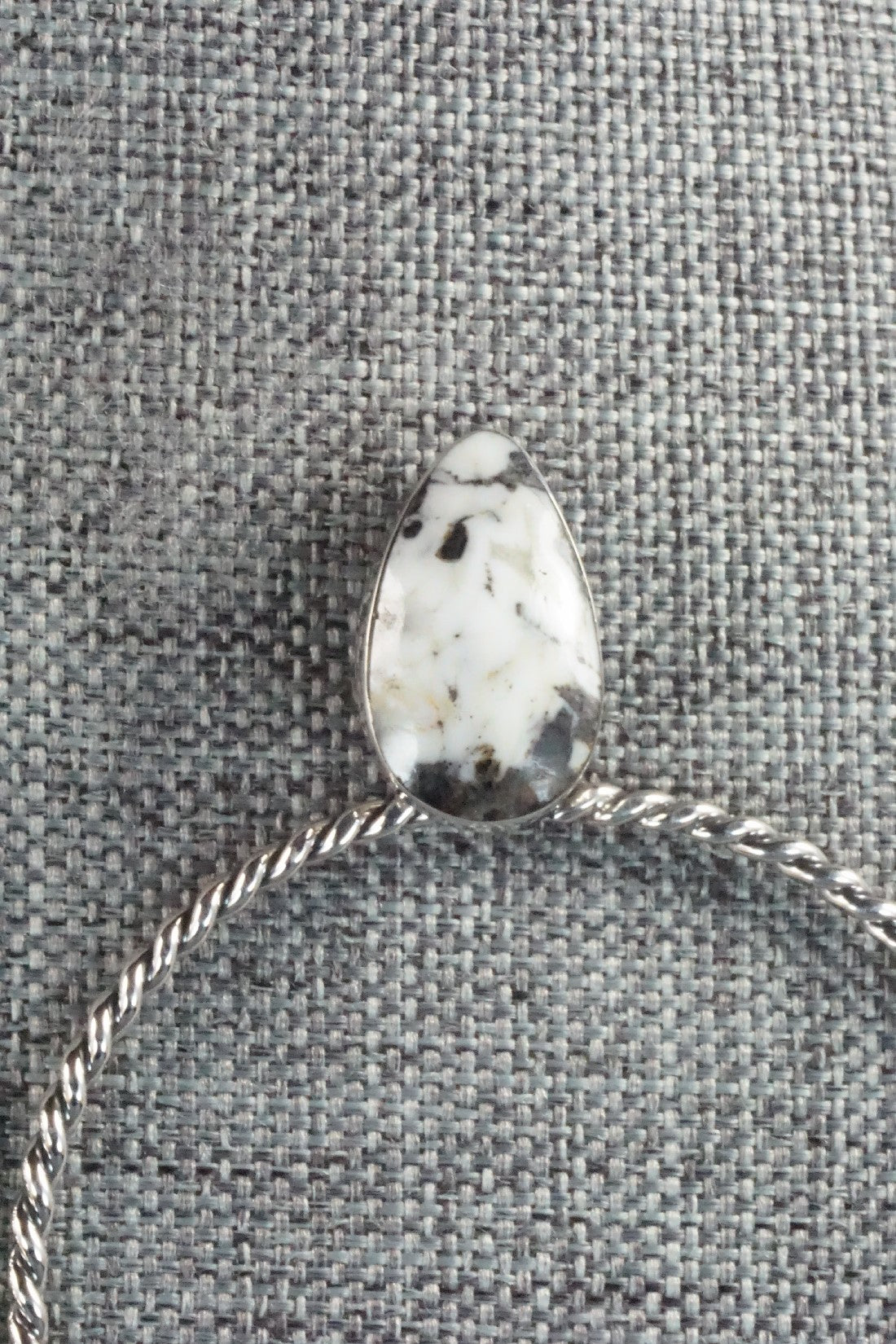White Buffalo and Sterling Silver Earrings - Sadie Jim