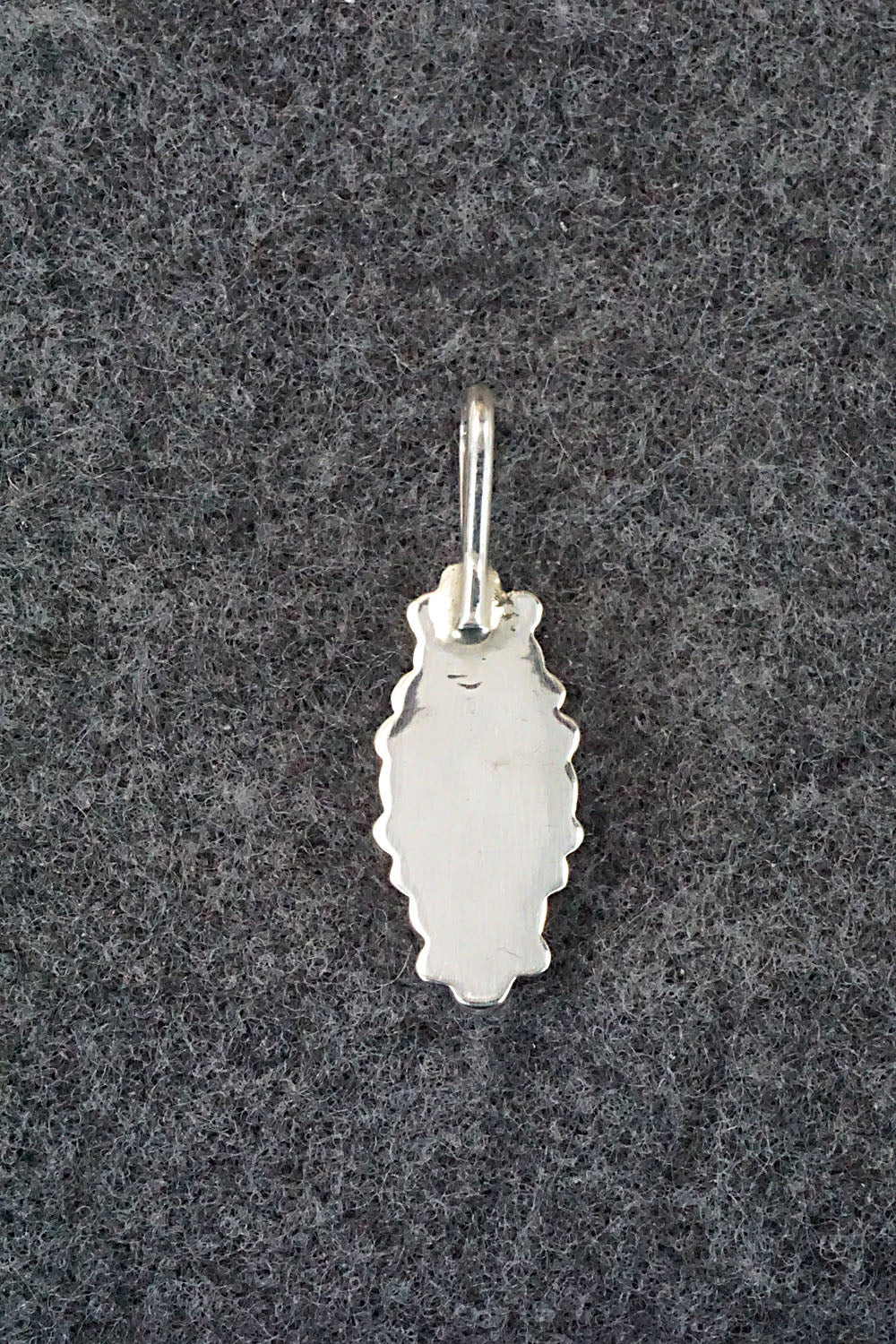 Turquoise, Mother of Pearl & Sterling Silver Inlay Pendant - Bernadette Hattie