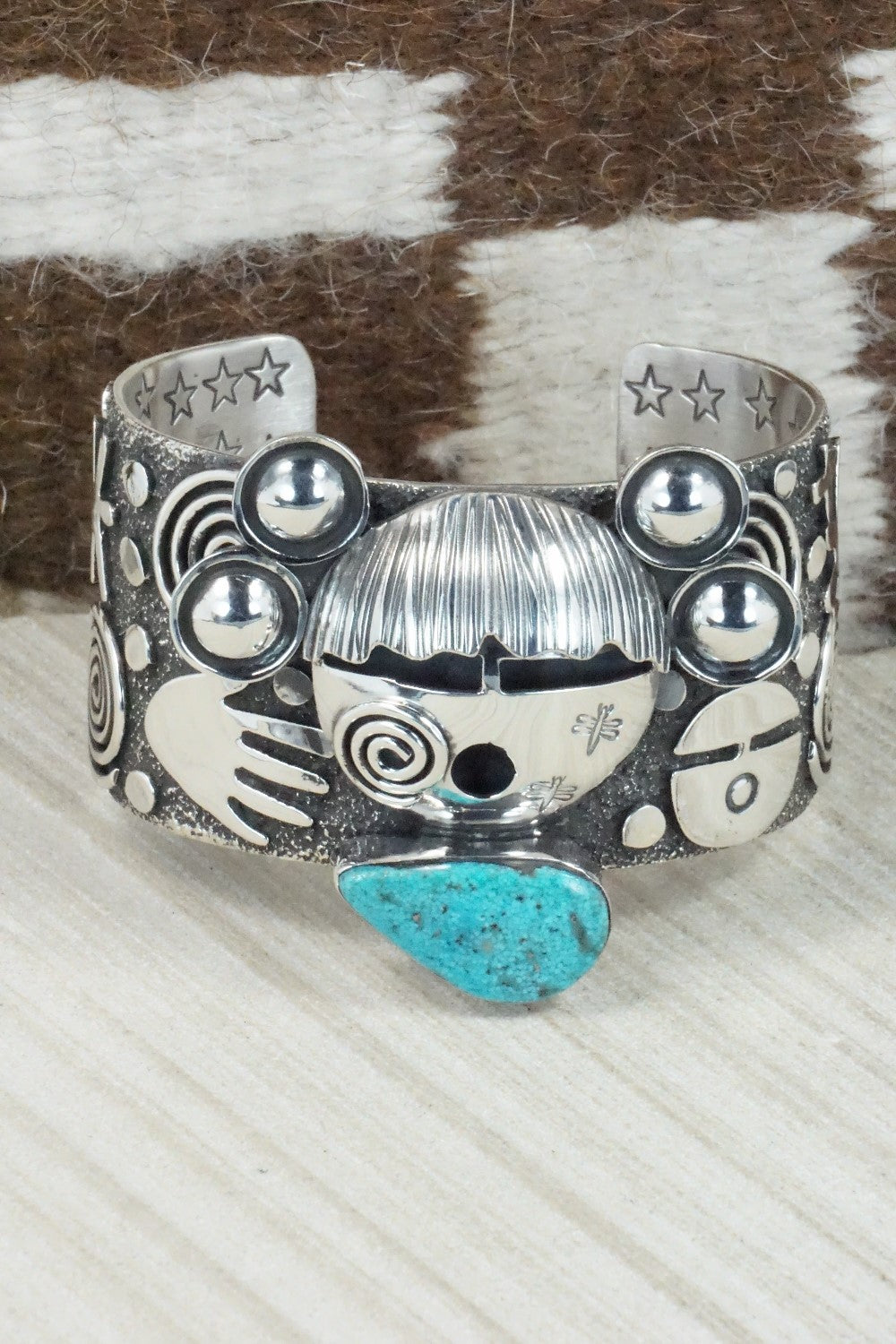 Turquoise & Sterling Silver Bracelet - Alex Sanchez