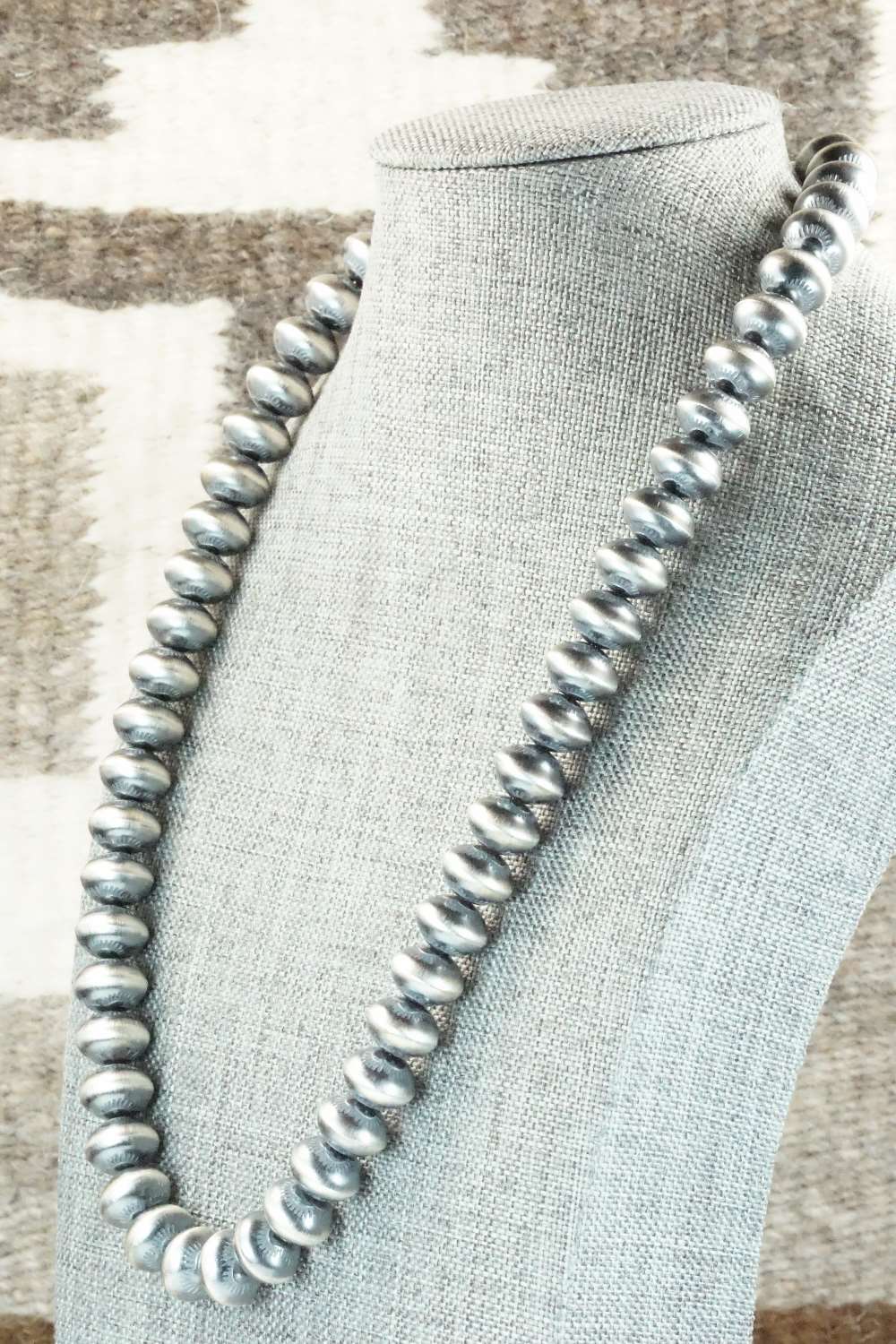Sterling Silver Navajo Pearl Necklace - Michelle Jameson