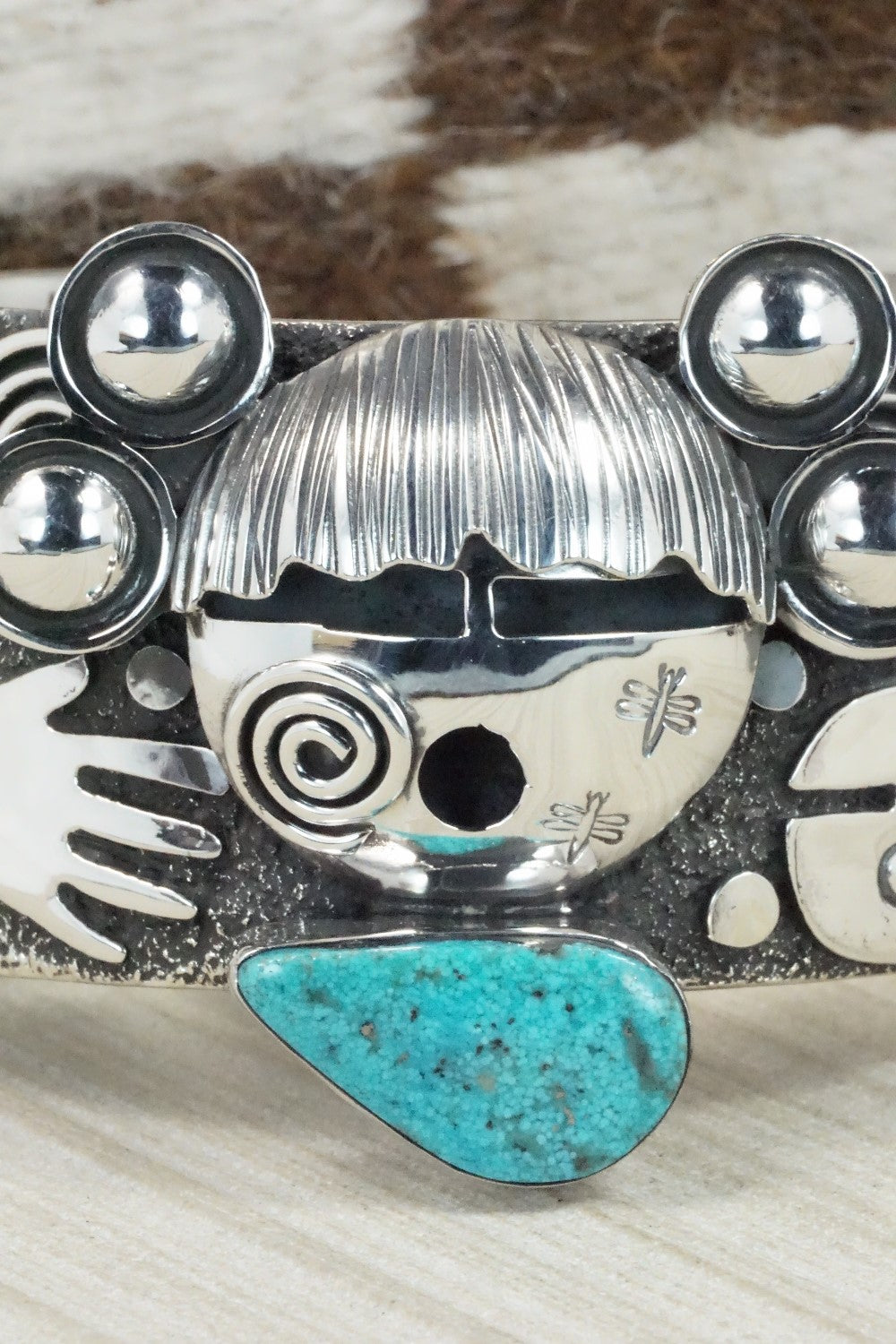 Turquoise & Sterling Silver Bracelet - Alex Sanchez