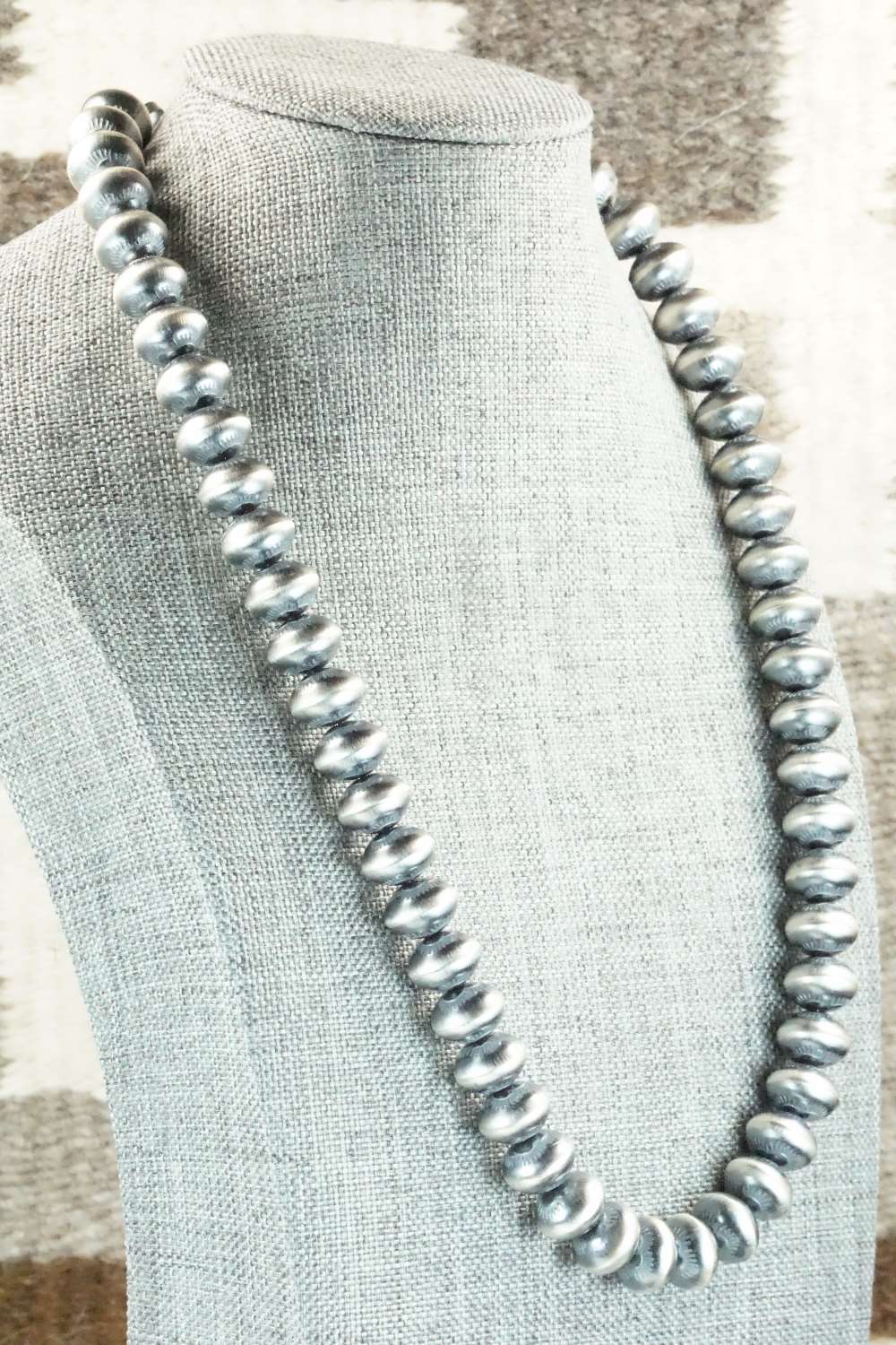 Sterling Silver Navajo Pearl Necklace - Michelle Jameson