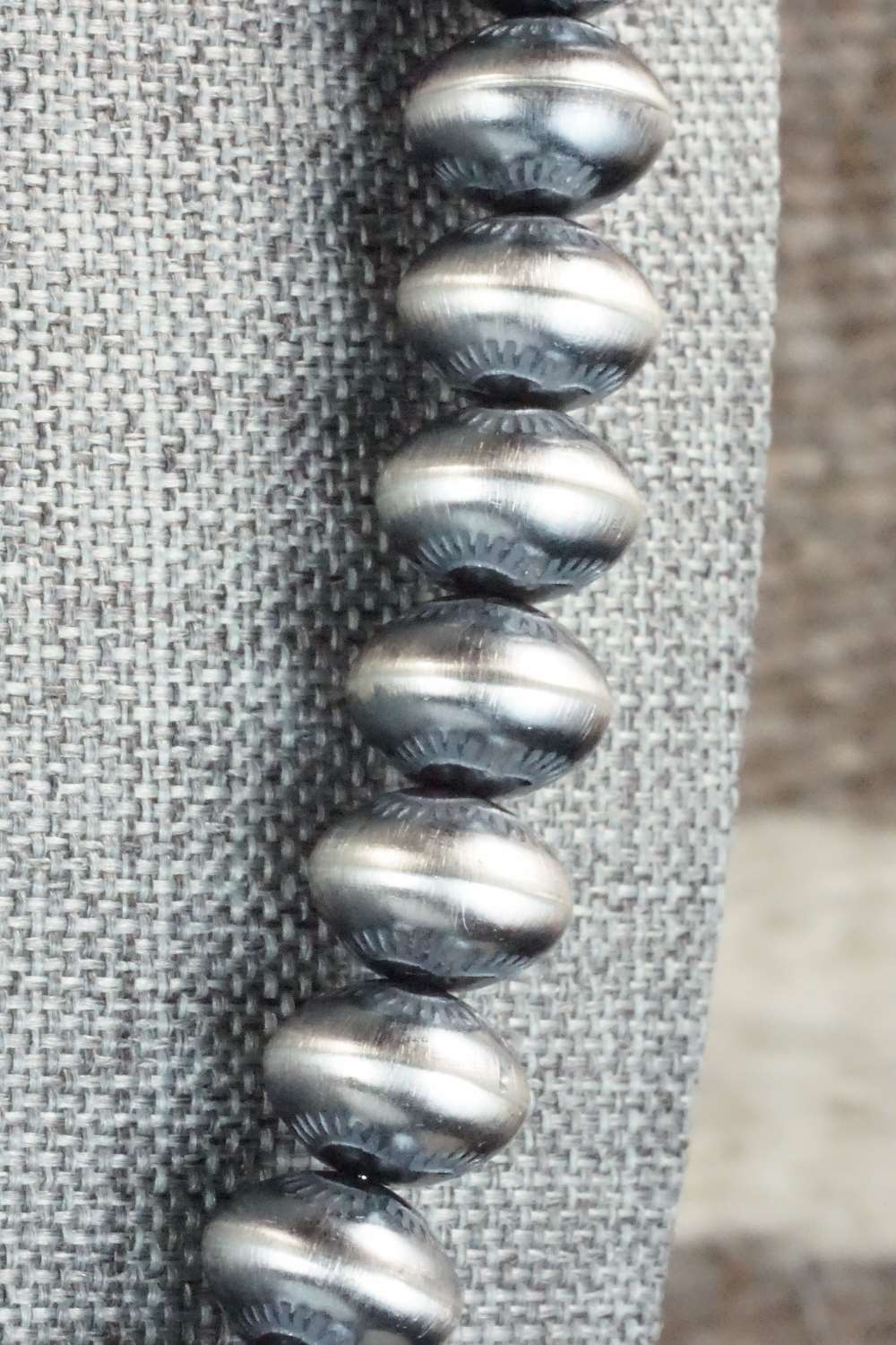Sterling Silver Navajo Pearl Necklace - Michelle Jameson