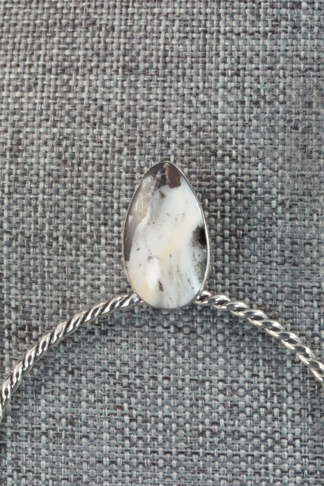 White Buffalo and Sterling Silver Earrings - Sadie Jim