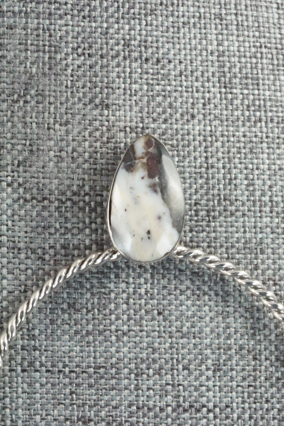 White Buffalo and Sterling Silver Earrings - Sadie Jim