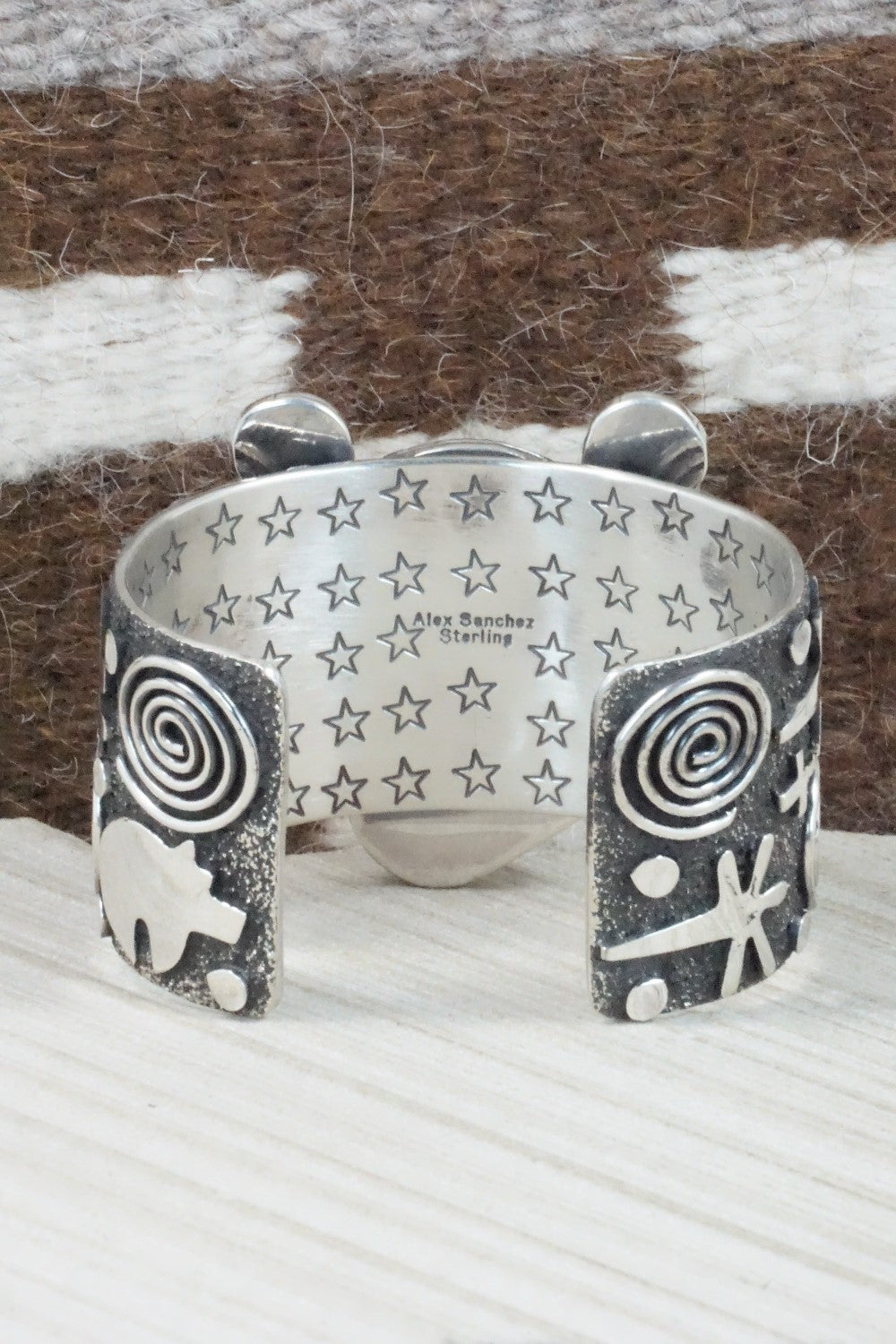 Turquoise & Sterling Silver Bracelet - Alex Sanchez