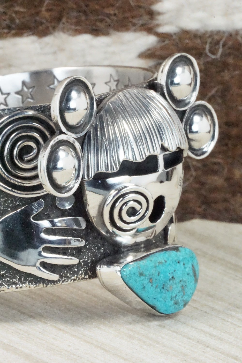 Turquoise & Sterling Silver Bracelet - Alex Sanchez