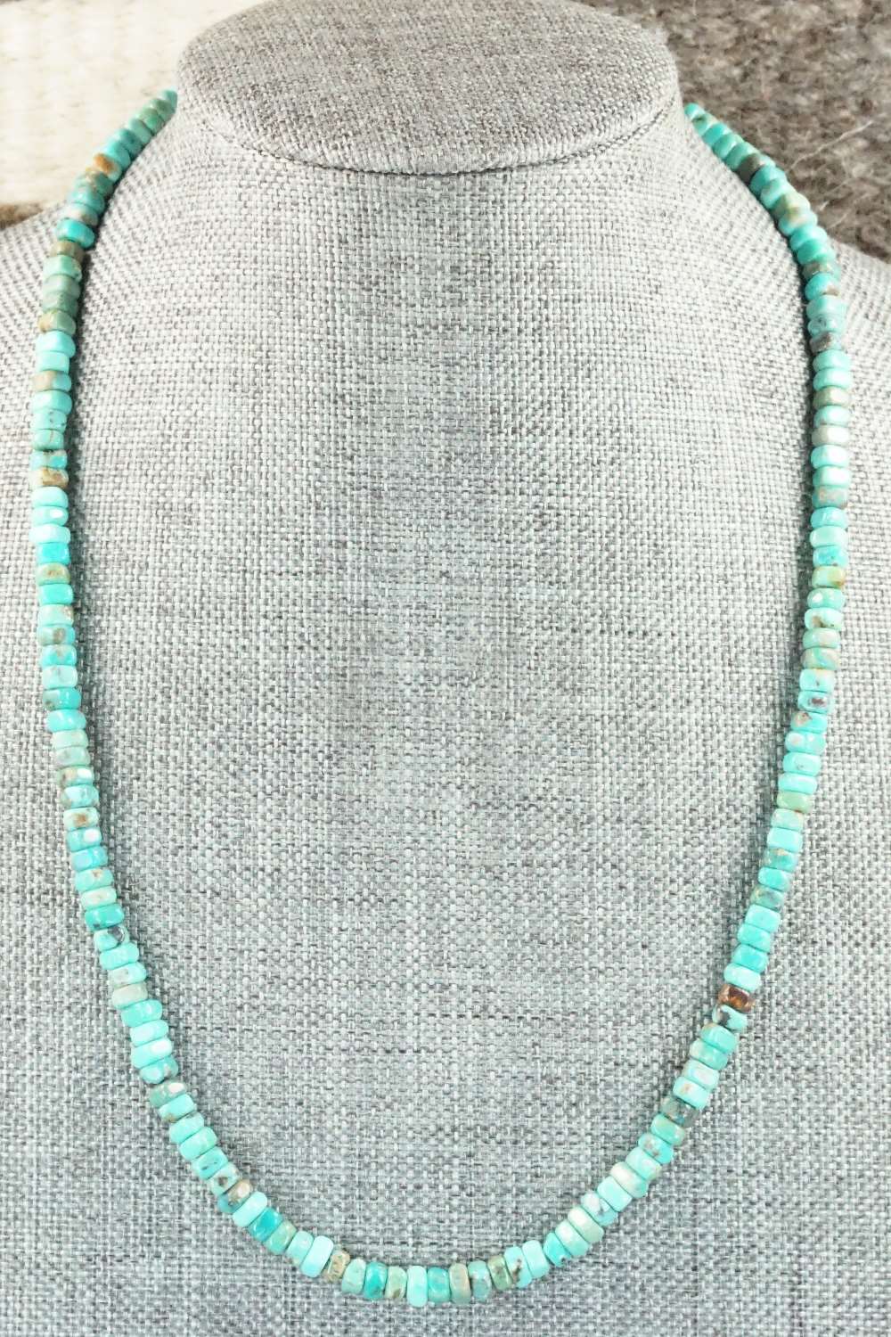 Turquoise & Sterling Silver Necklace - Doreen Jake