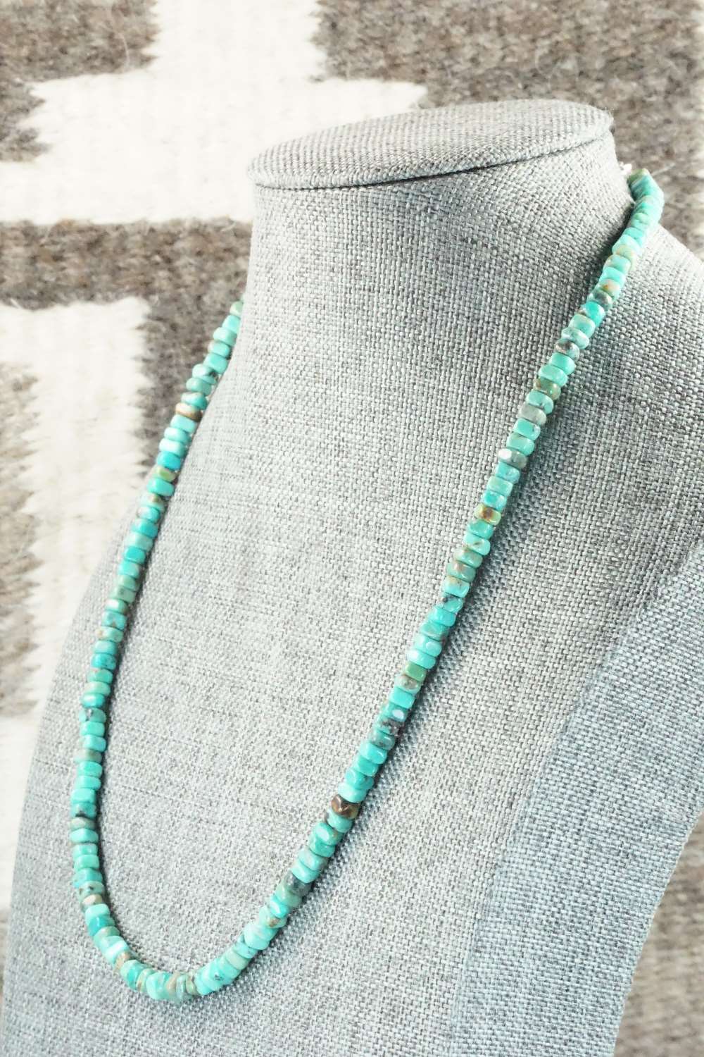 Turquoise & Sterling Silver Necklace - Doreen Jake