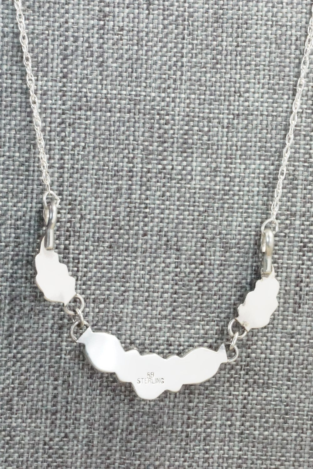 Onyx & Sterling Silver Necklace - Sharon McCarthy