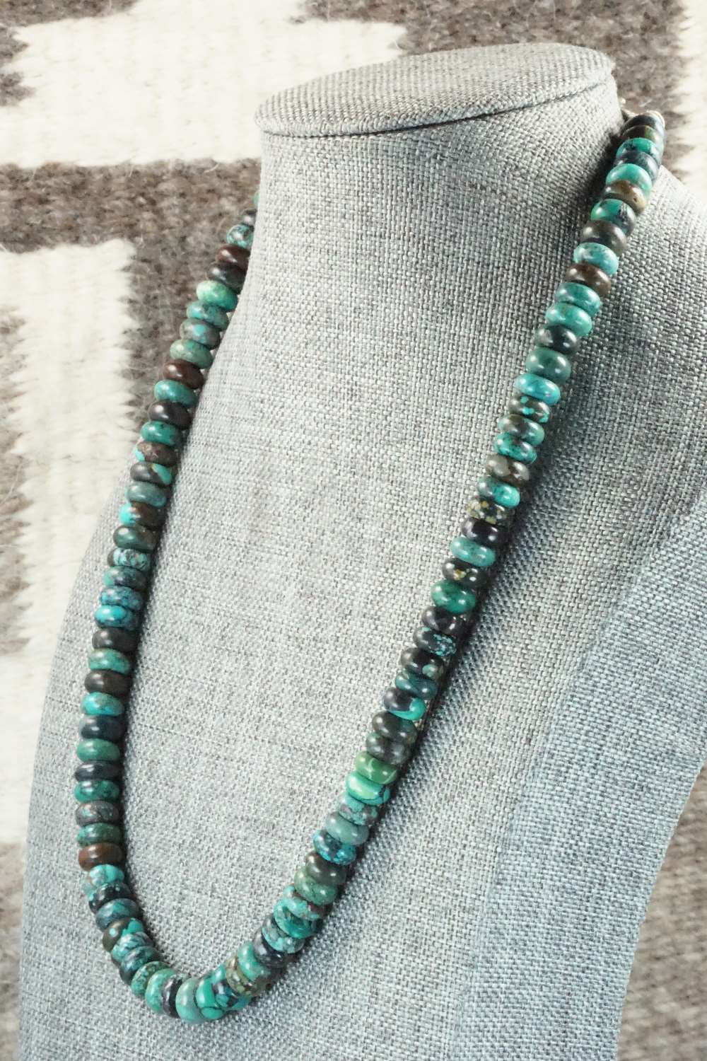 Turquoise & Sterling Silver Necklace - Doreen Jake