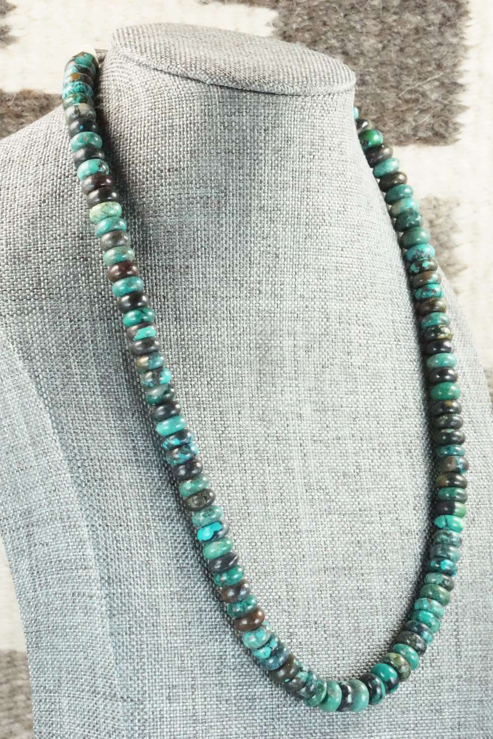 Turquoise & Sterling Silver Necklace - Doreen Jake