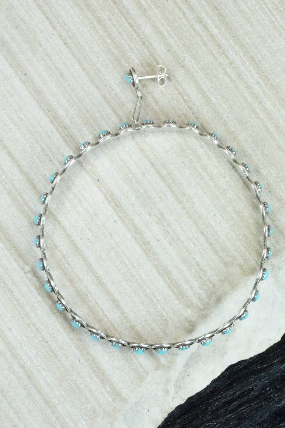 Turquoise & Sterling Silver Earrings - Dixie Booqua