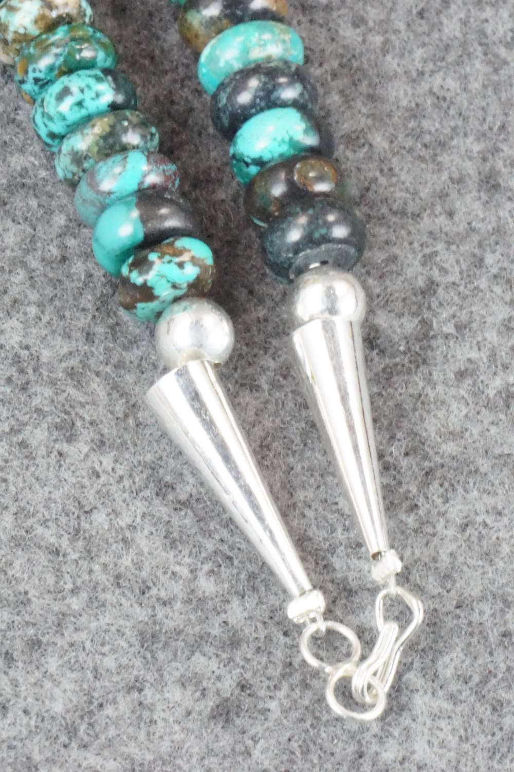 Turquoise & Sterling Silver Necklace - Doreen Jake