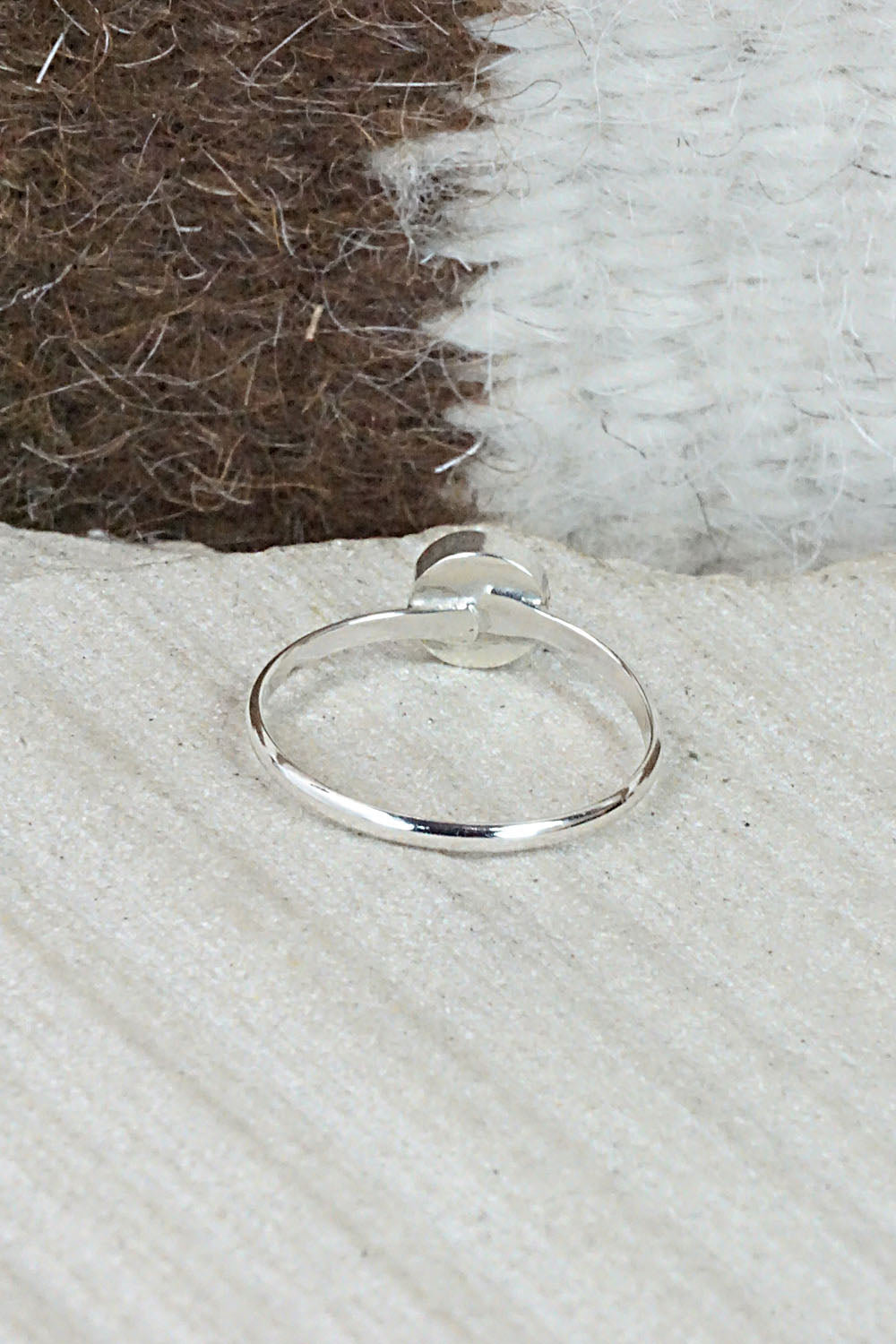 Opalite & Sterling Silver Ring - Arlinda Lalio - Size 7