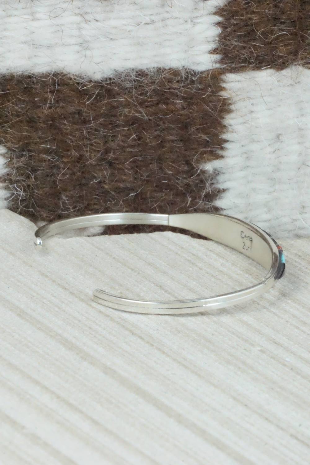 Multi Stone & Sterling Silver Inlay Bracelet - Ana Hernandez