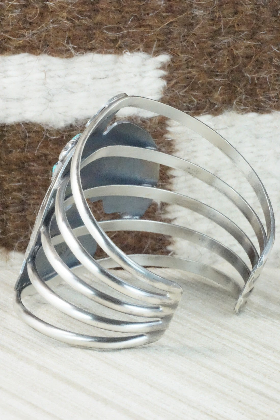 Turquoise & Sterling Silver Bracelet - Tim Yazzie