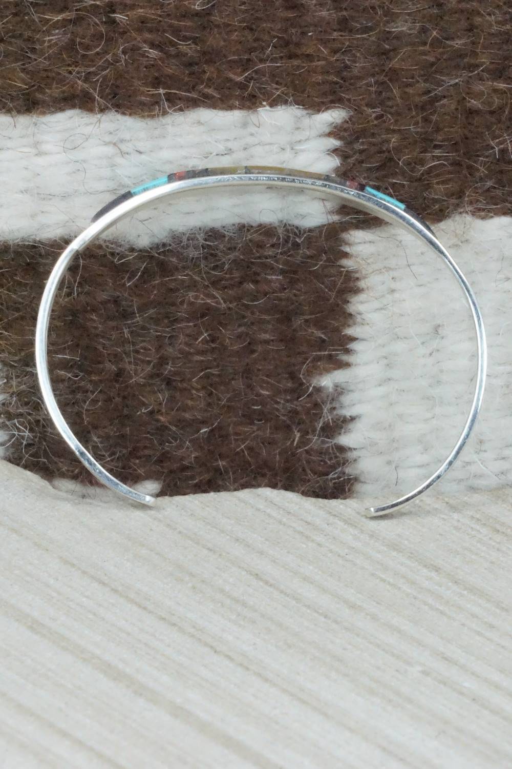 Multi Stone & Sterling Silver Inlay Bracelet - Ana Hernandez