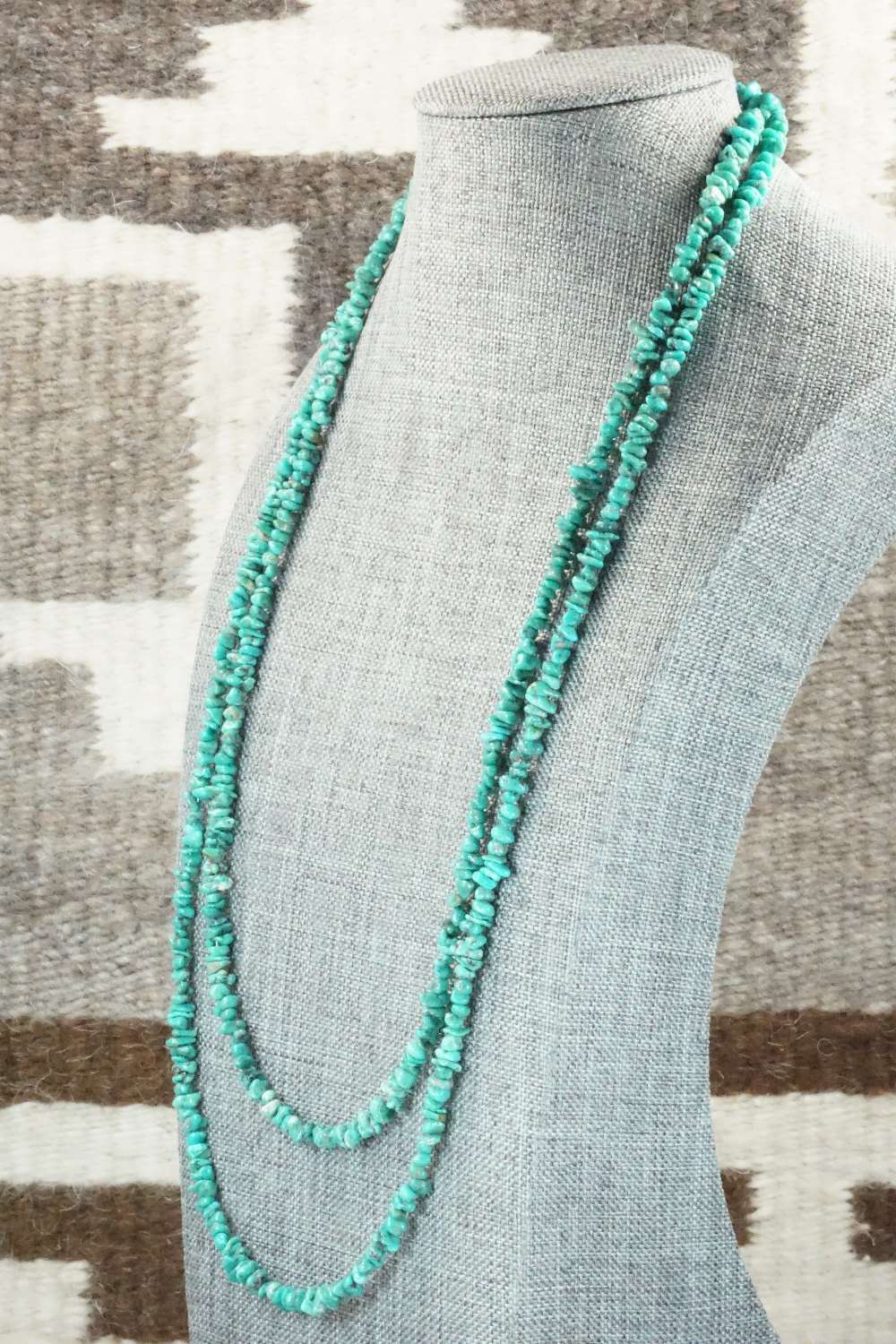 Turquoise & Sterling Silver Necklace - Doreen Jake