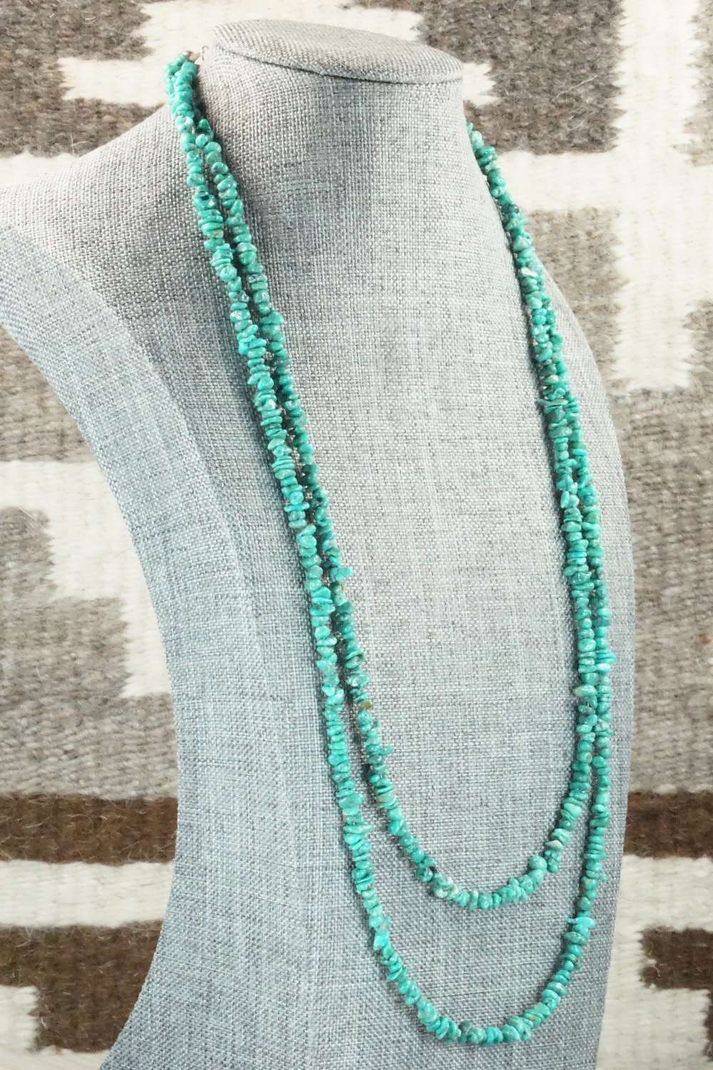 Turquoise & Sterling Silver Necklace - Doreen Jake