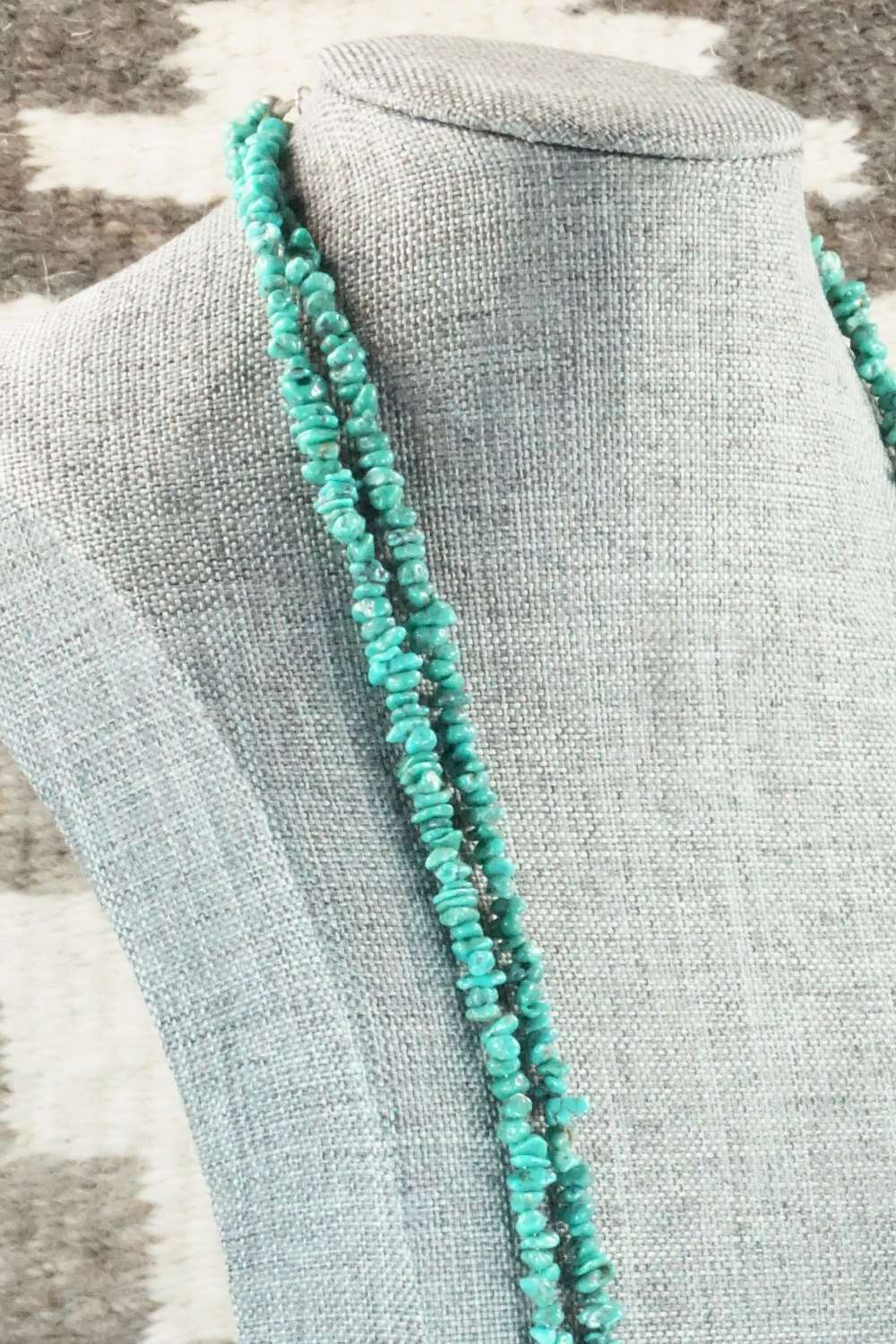 Turquoise & Sterling Silver Necklace - Doreen Jake