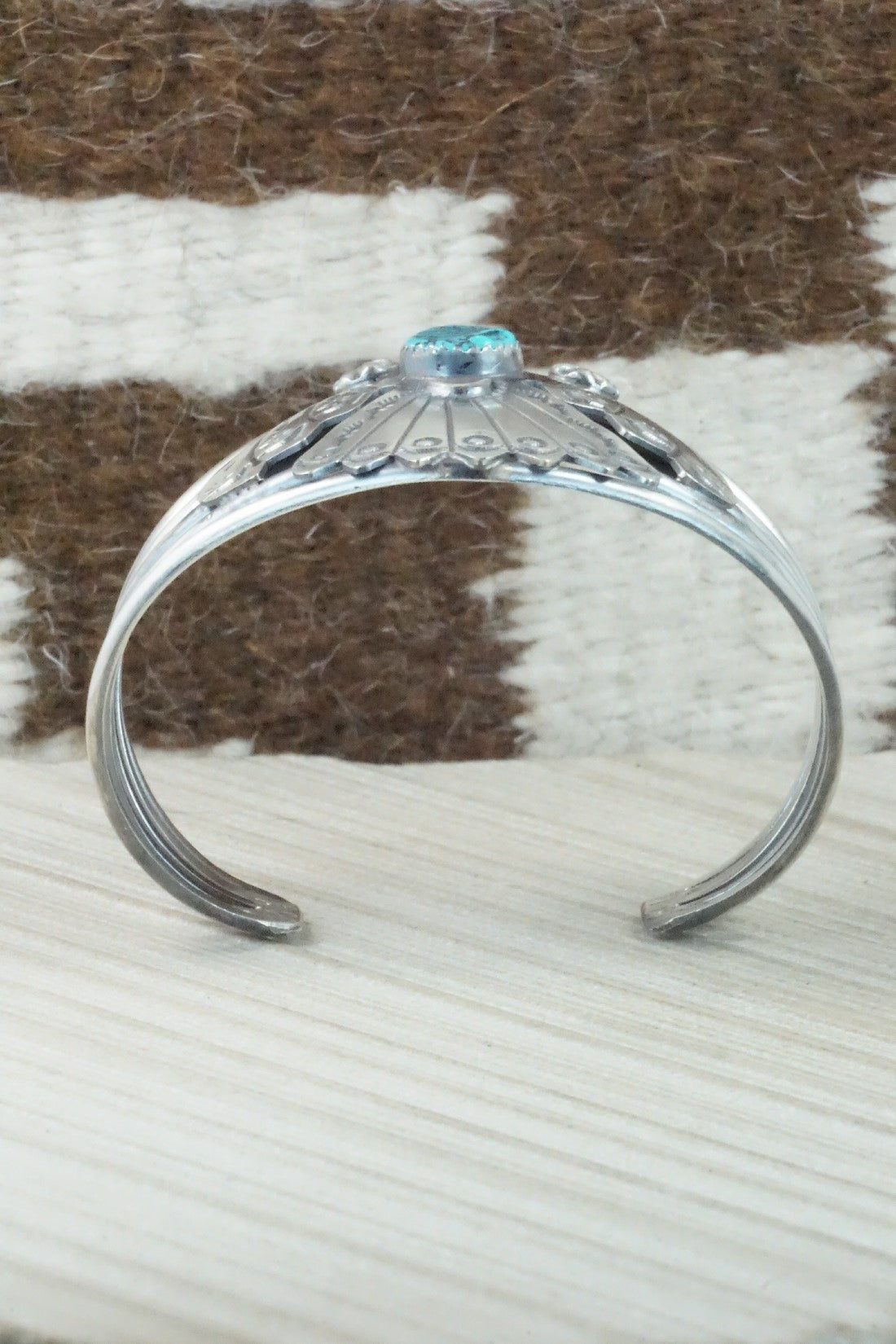 Turquoise & Sterling Silver Bracelet - Tim Yazzie