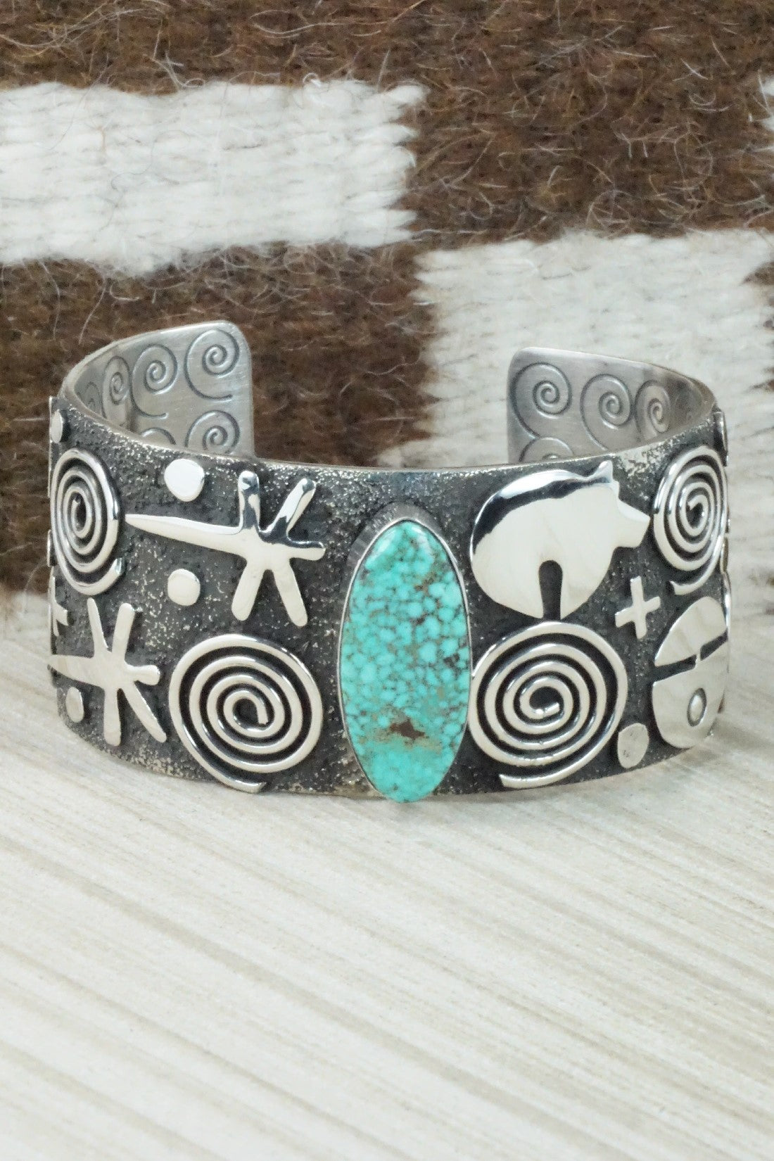 Turquoise & Sterling Silver Bracelet - Alex Sanchez