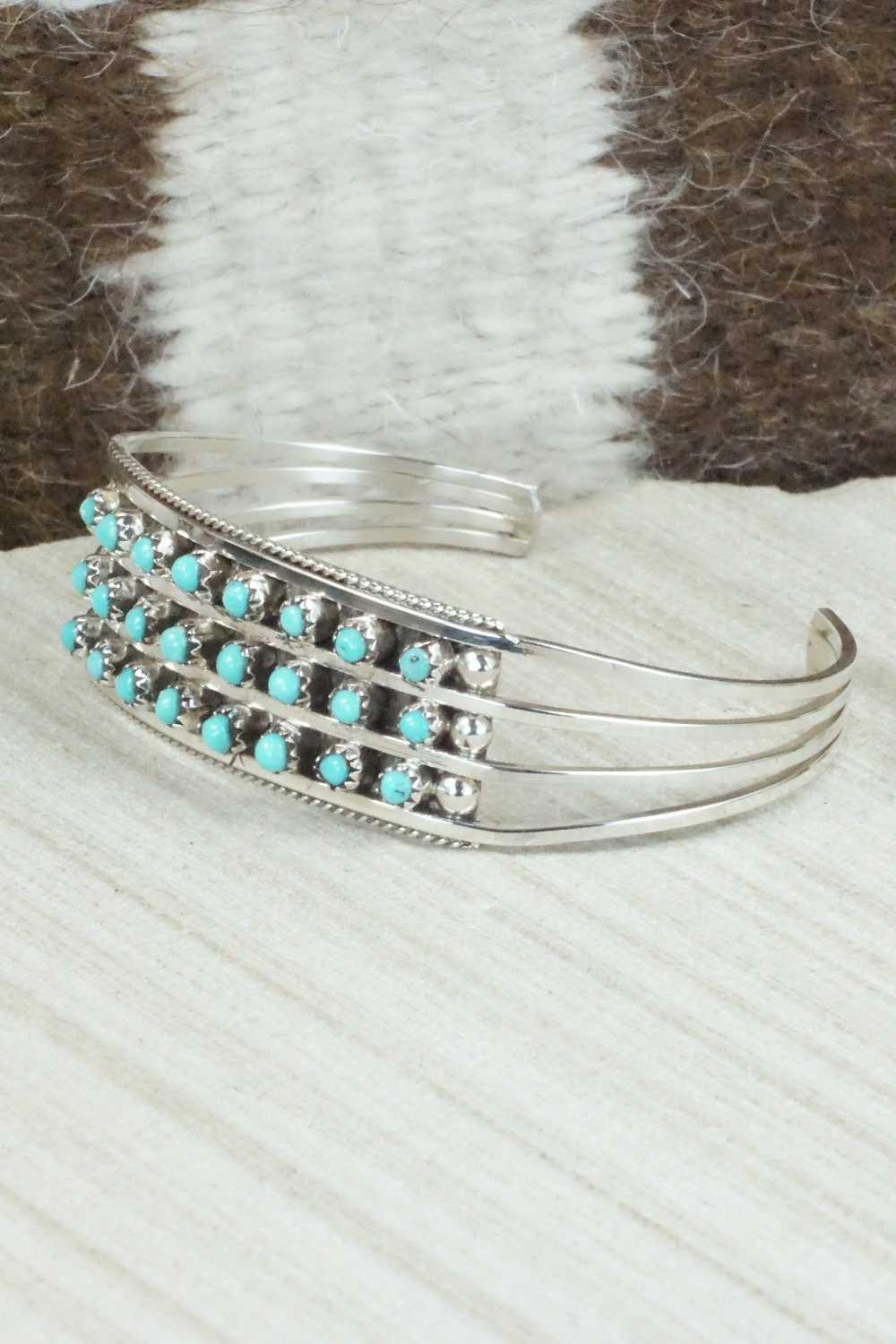Turquoise & Sterling Silver Bracelet - Susie Livingston